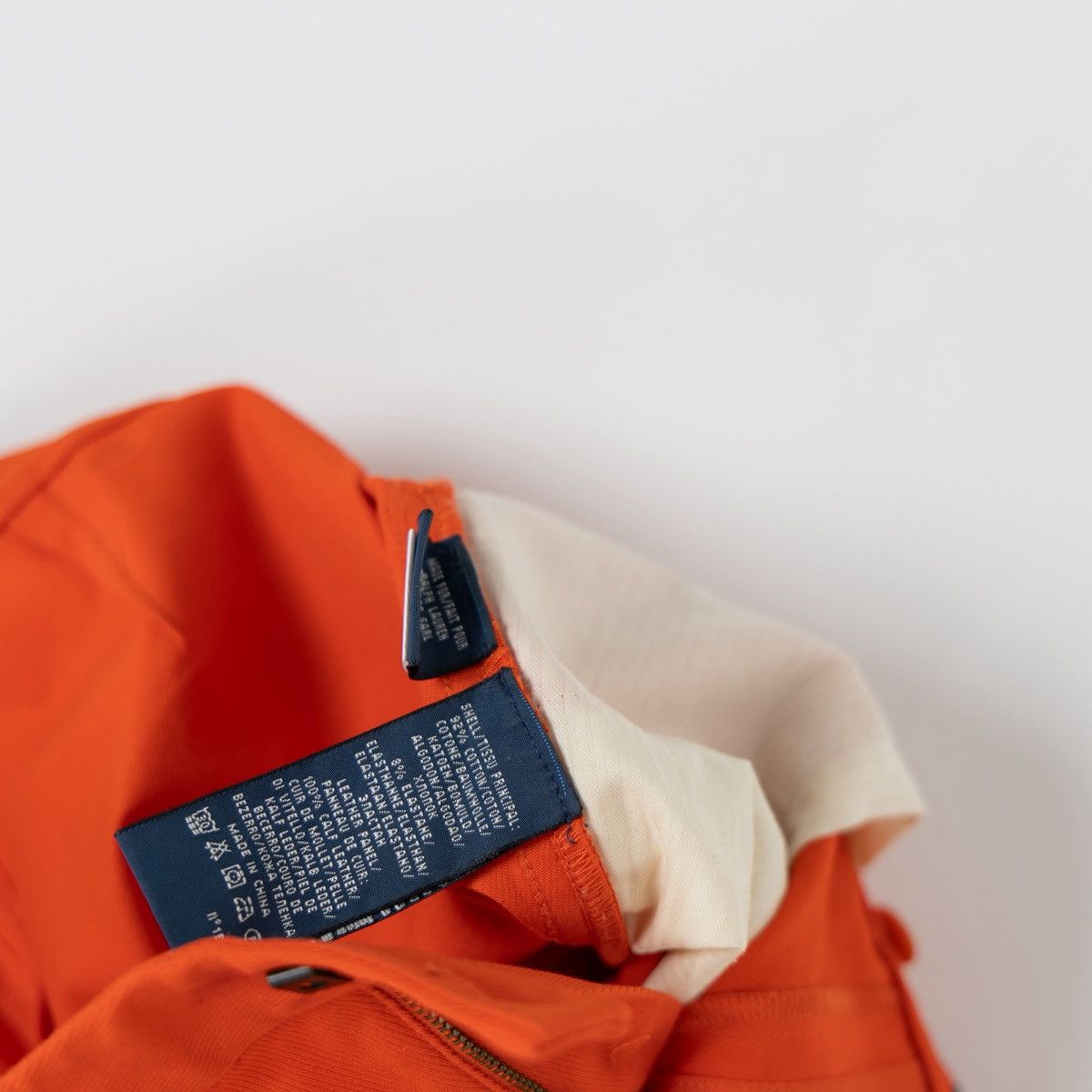 Ralph Lauren Ralph Lauren Womens Orange Riding Pants Leather Knee Patch Size 27" / US 4 / IT 40 - 7 Thumbnail