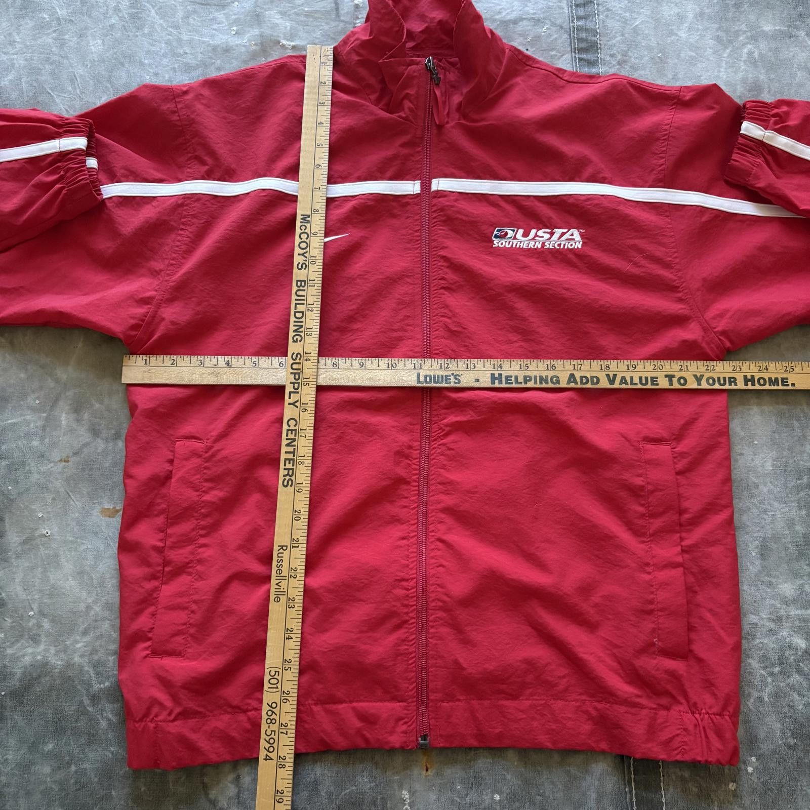 Nike Vintage Y2K Nike Team U.S. Tennis Sportswear Windbreaker Size US L / EU 52-54 / 3 - 4 Thumbnail