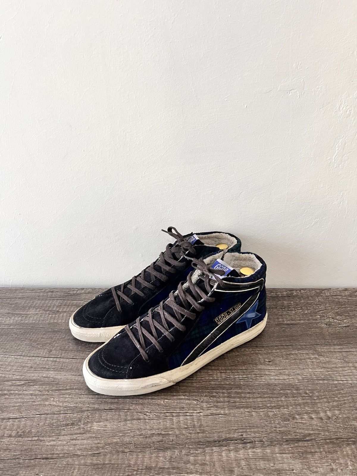 Golden Goose GOLDEN GOOSE SLIDE HIGHTOP SNEAKERS Size US 10 / EU 43 - 3 Thumbnail