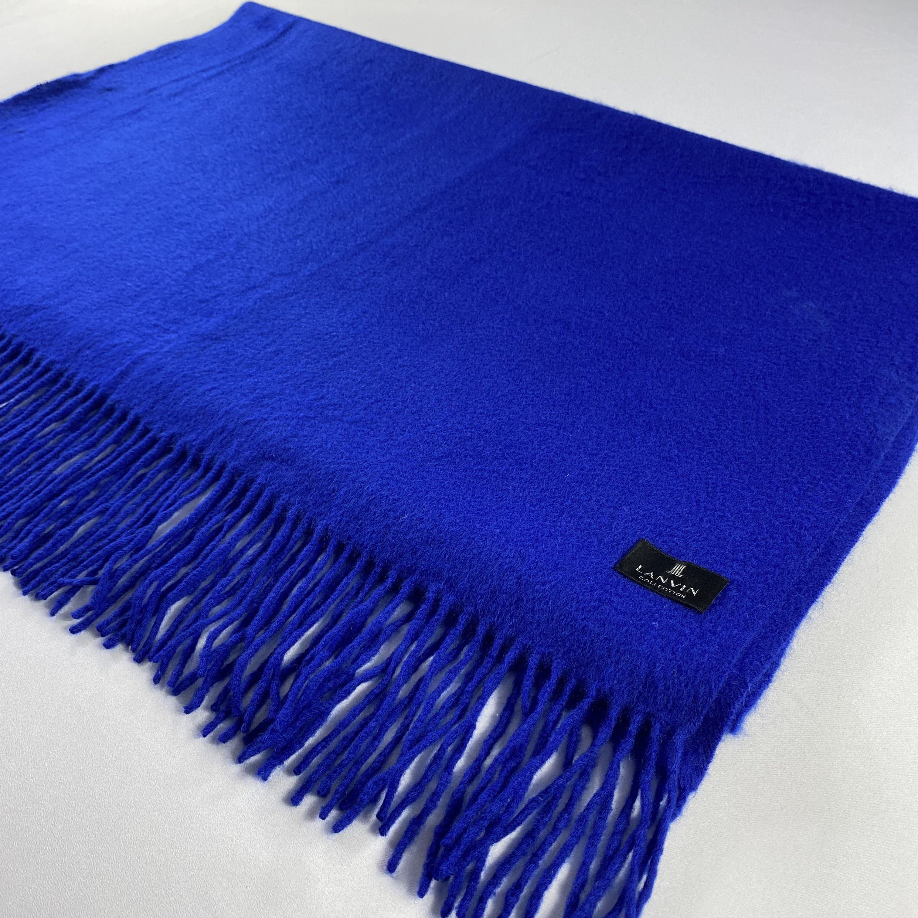 Lanvin × Vintage Lanvin Scarf Neck Wrap Cashmere Muffler Size ONE SIZE - 3 Thumbnail