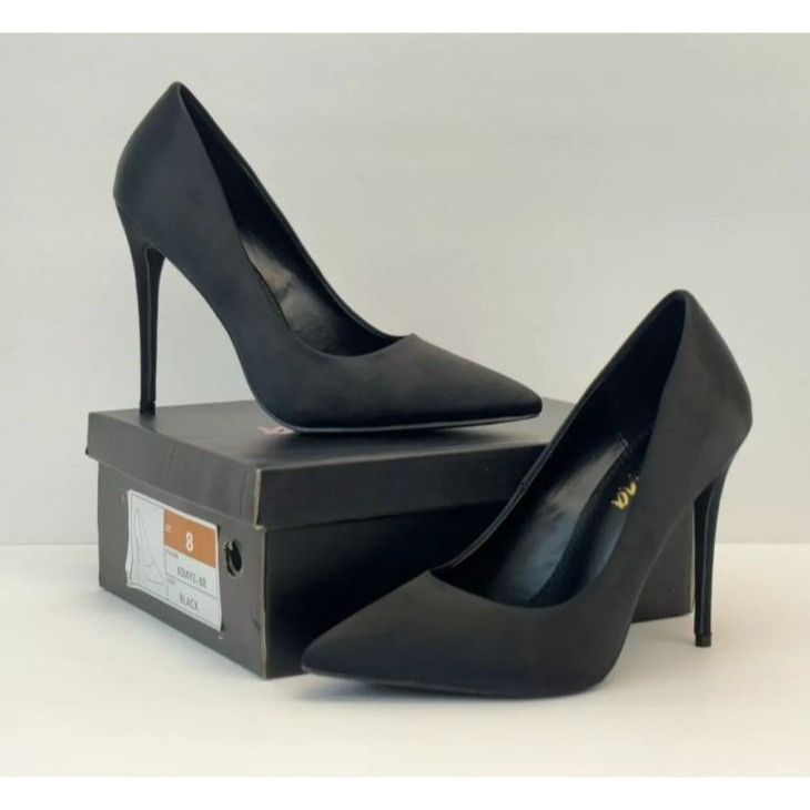 Other LILIANA / Kimye-88 / Black Satin / Stiletto / High Heel/ P Size US 9 / IT 39 - 7 Thumbnail