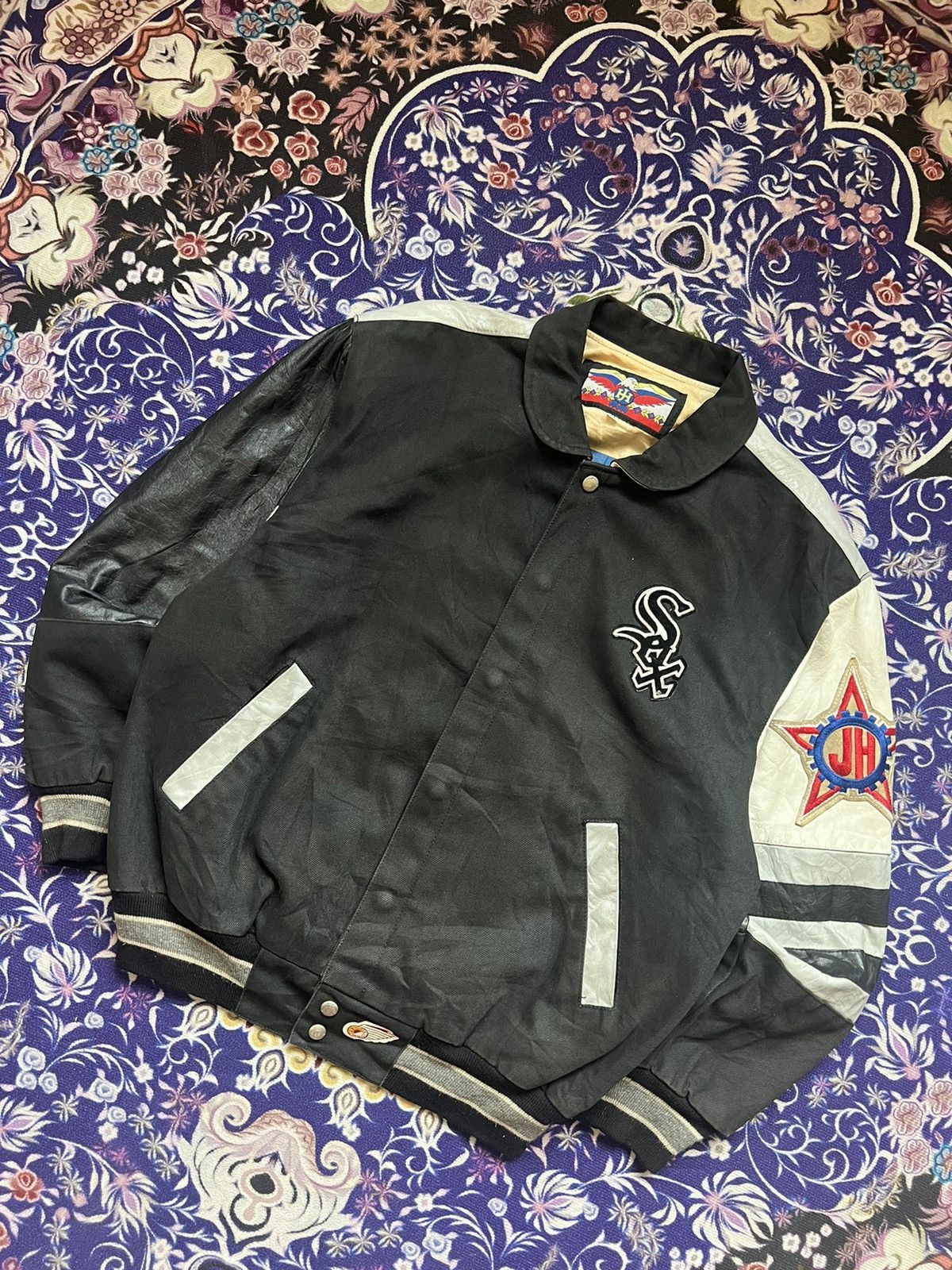 Jeff Hamilton Vintage 90s Jeff Hamilton Chicago White Sox MLB Leather Size US M / EU 48-50 / 2 - 5 Thumbnail