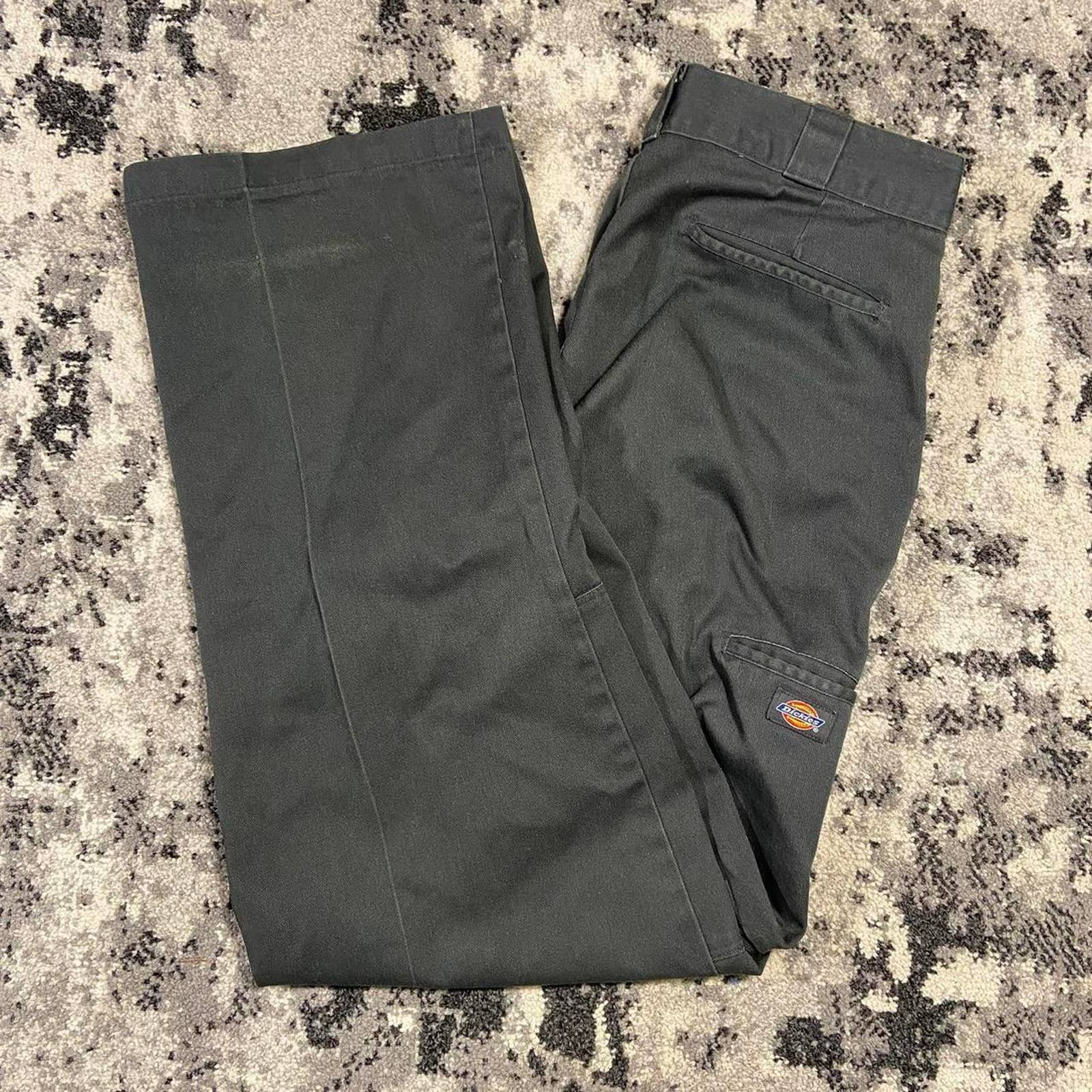 Dickies Dark Grey Dickies Double Knee Slacks | Grailed