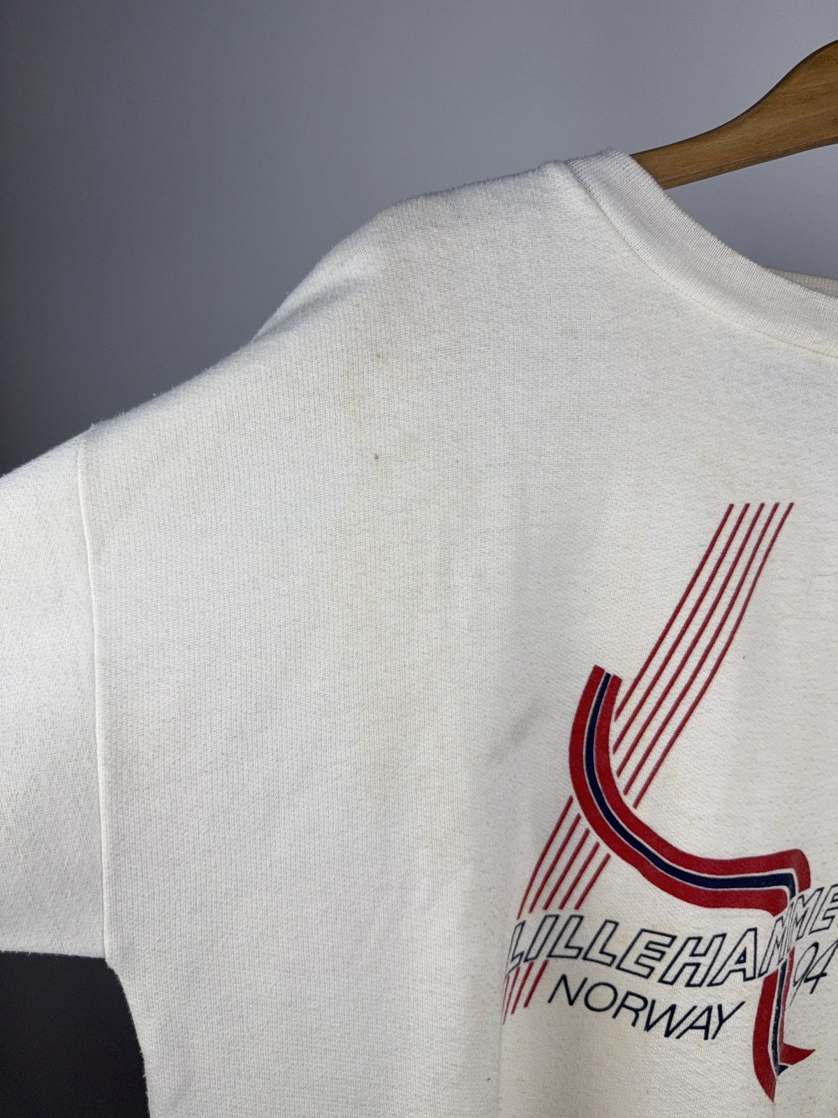 USA Olympics Vintage 90s Lillehammer 94 Sweatshirt Italy L-XL Olympic Size US XL / EU 56 / 4 - 4 Thumbnail