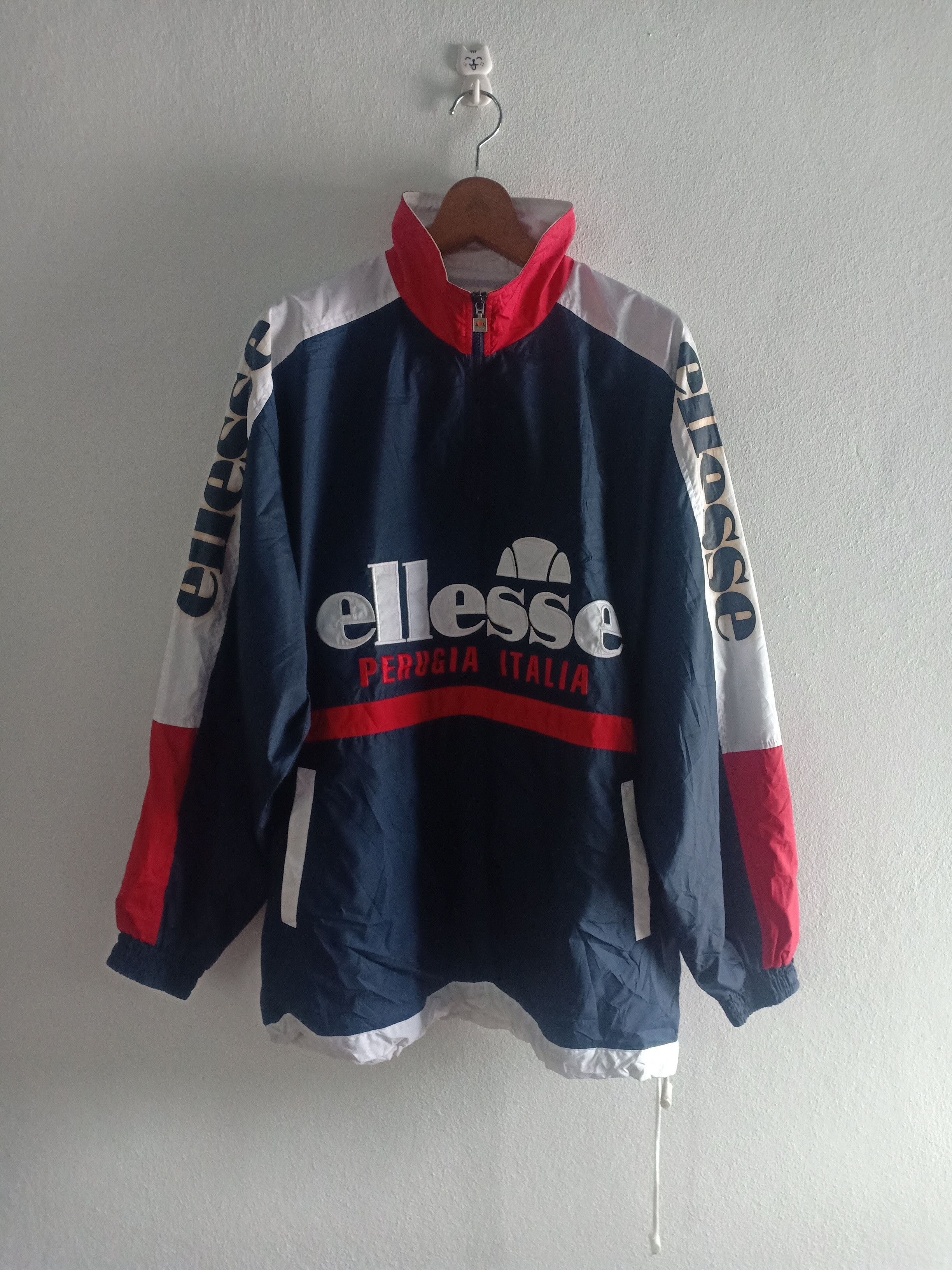 Ellesse ELLESSE big script logo windbreaker Size US L / EU 52-54 / 3 - 3 Thumbnail