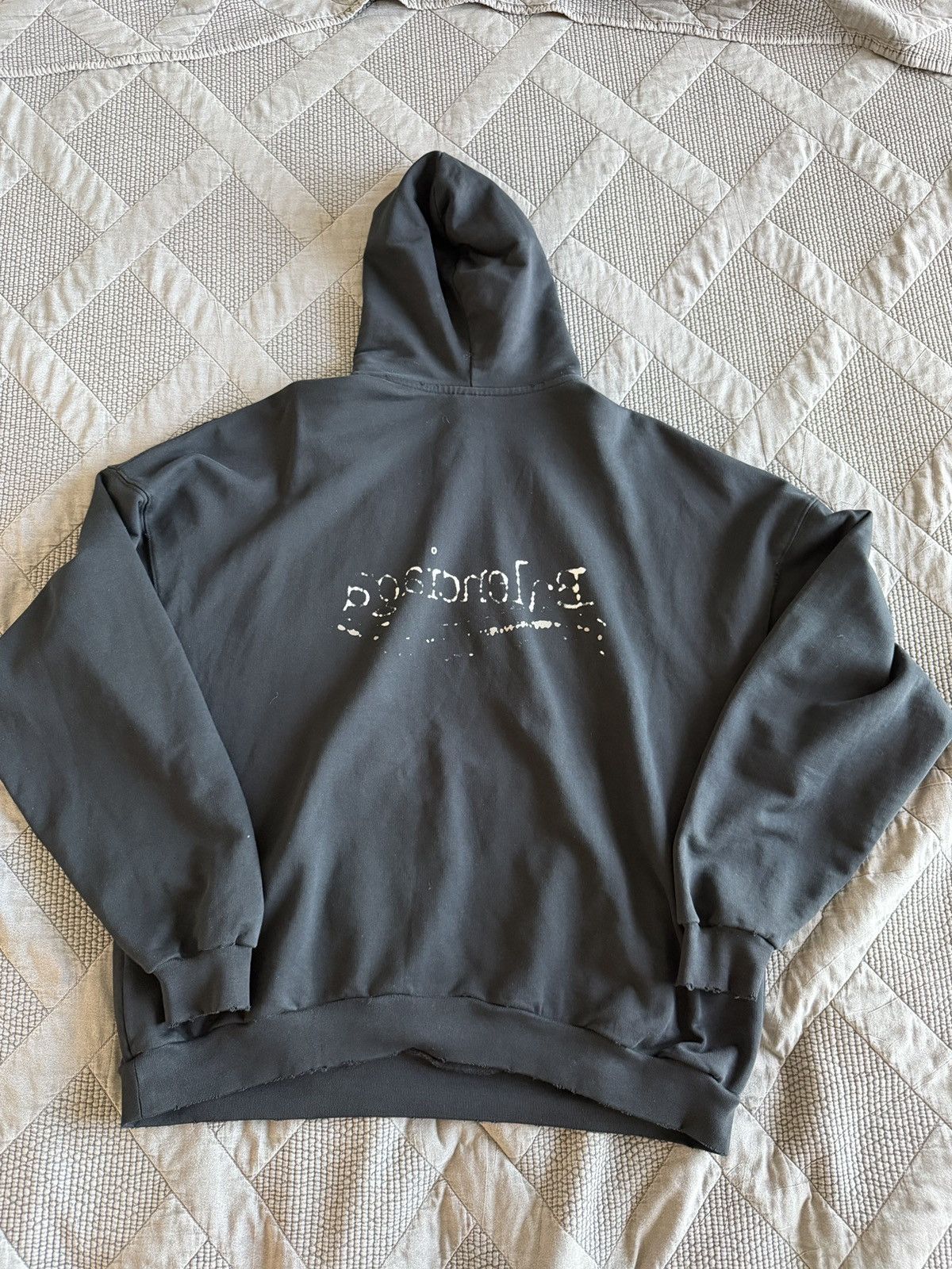 Balenciaga Balenciaga Stencil Hoodie Size US XL / EU 56 / 4 - 7 Thumbnail