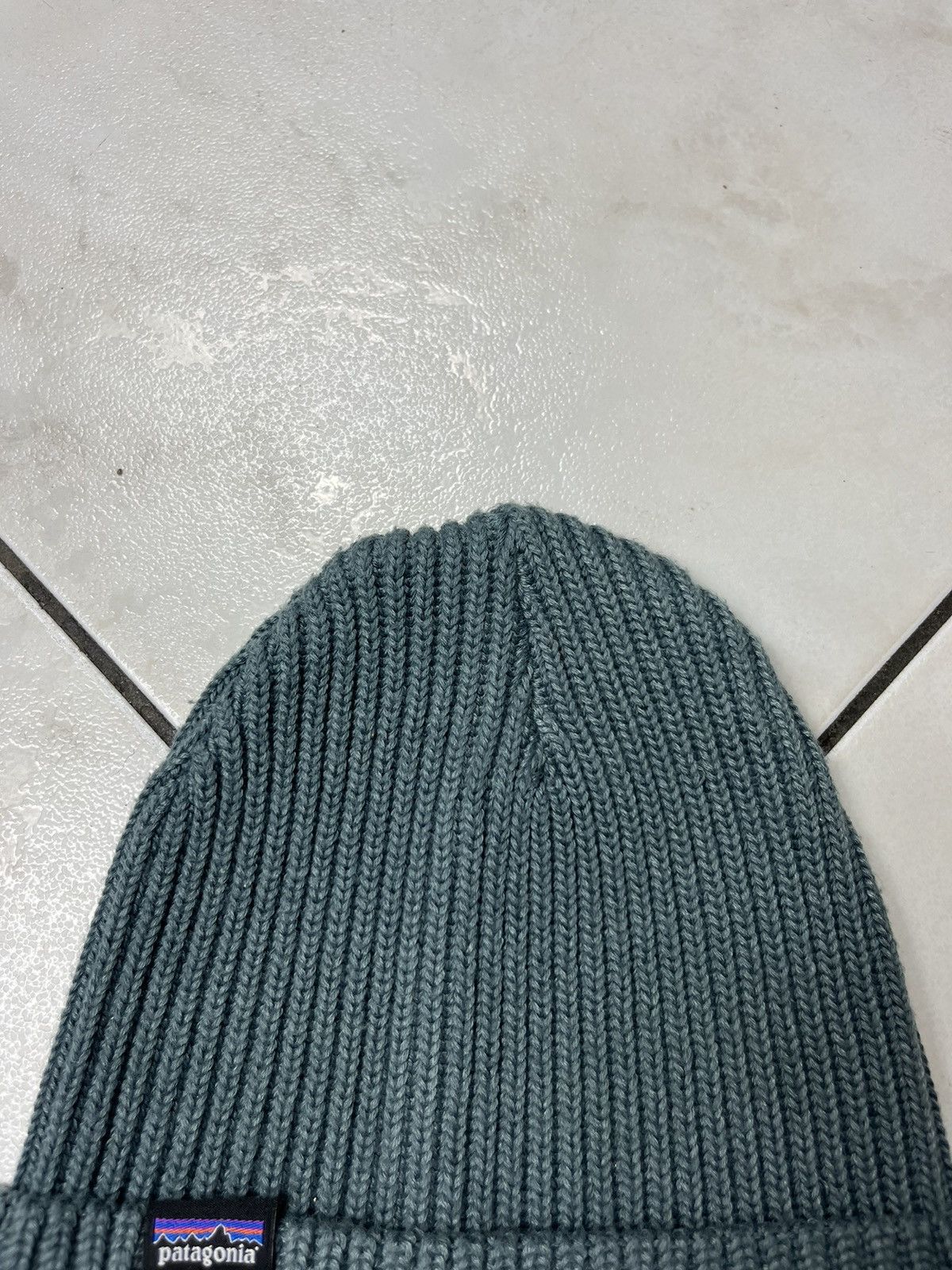 Patagonia Patagonia heavy fisherman recycled ribbed knit beanie logo Size ONE SIZE - 3 Thumbnail