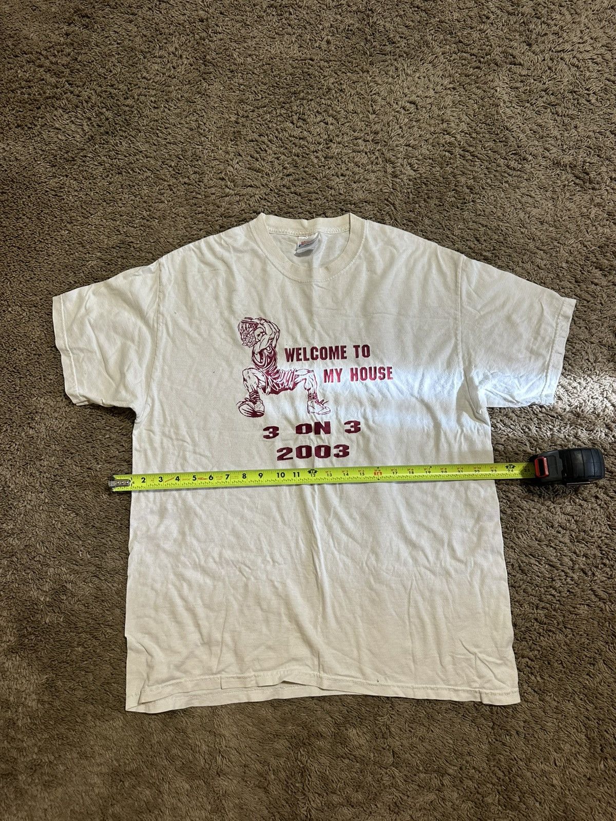 NCAA Vintage Hoop it up 3 on 3 “off white” shirt 90s size large Size US L / EU 52-54 / 3 - 4 Thumbnail