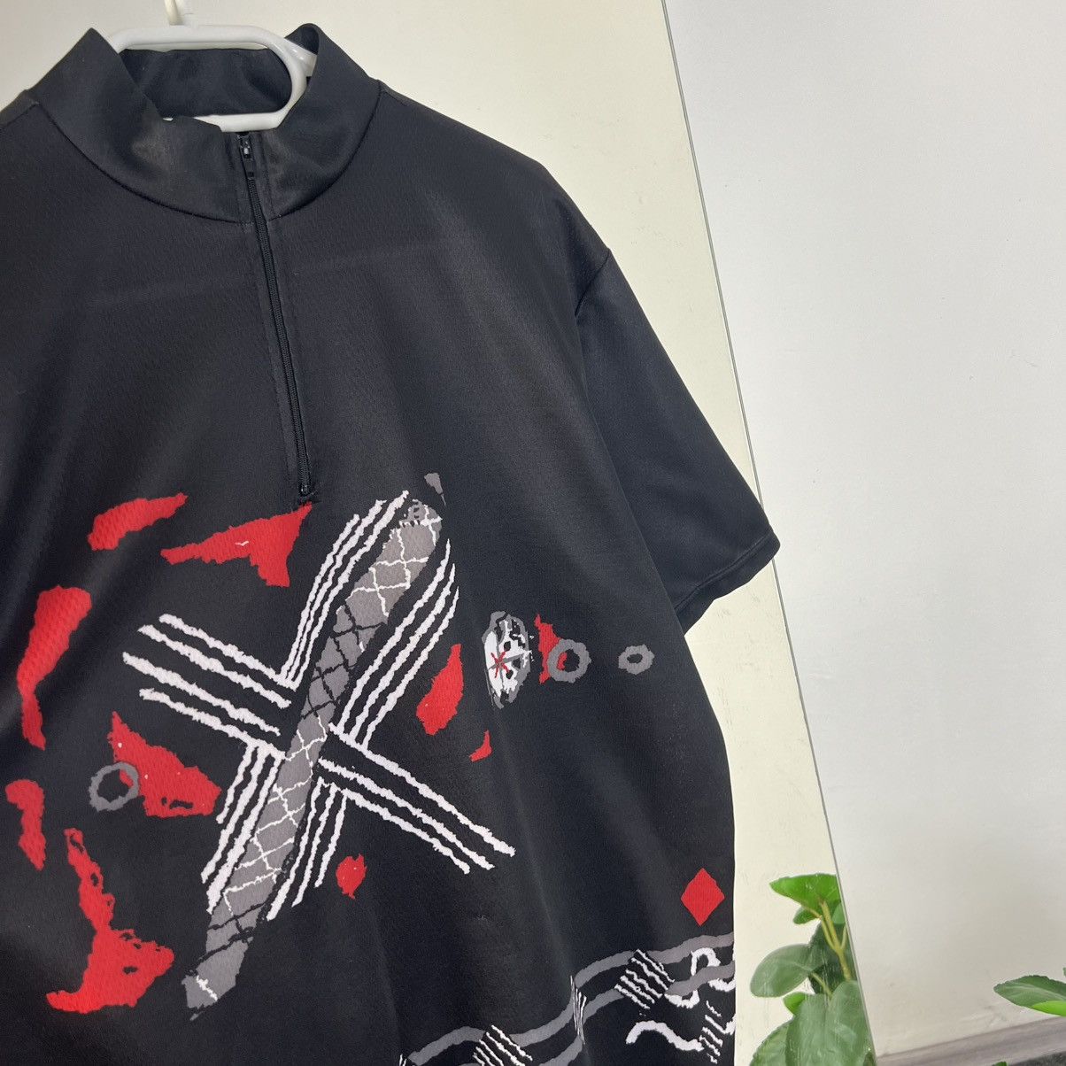Vintage Vintage Y2K Japanese Style Cycling Jersey Size US L / EU 52-54 / 3 - 3 Thumbnail