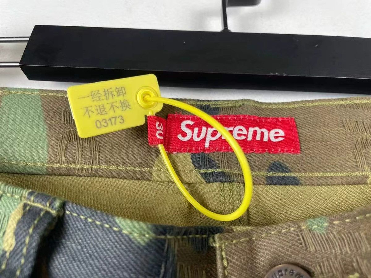 Supreme Supreme Jacquard Logos Double Knee Denim Painter Jeans Size US 30 / EU 46 - 5 Thumbnail