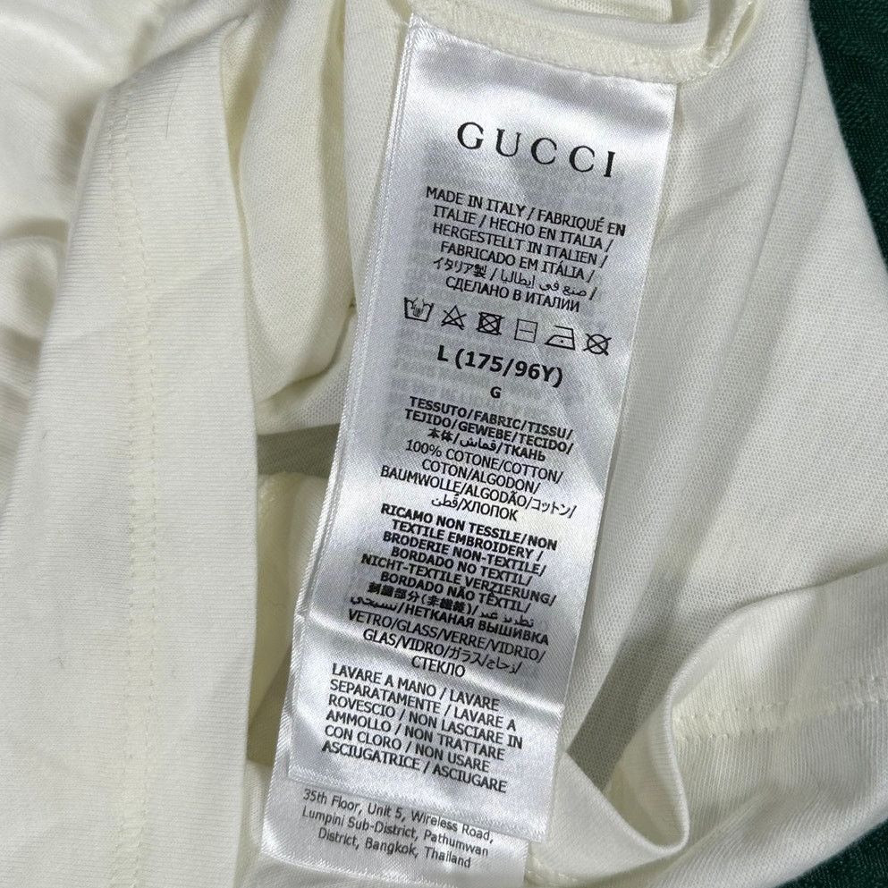 Gucci Gucci Square G Embellished Cotton T-Shirt Size L NWT Size L / US 10 / IT 46 - 5 Thumbnail