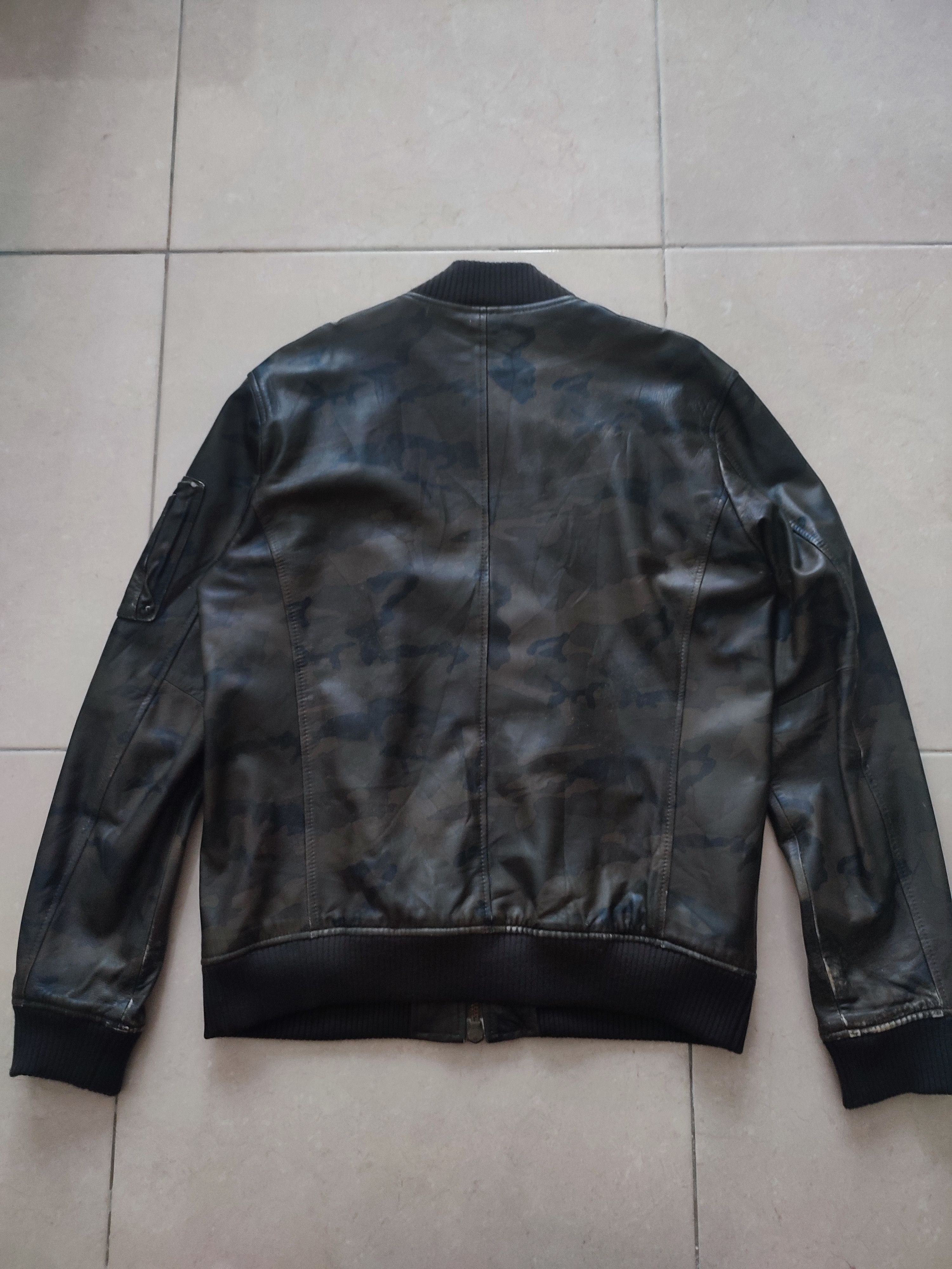 Avirex 🔥STEALS🔥Very Rare Avirex Lamb Skin Camo MA-1 Bomber Jacket Size US XL / EU 56 / 4 - 6 Thumbnail
