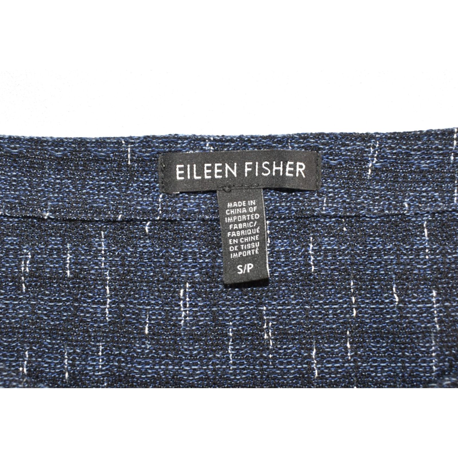 Eileen Fisher NEW EILEEN FISHER Cotton Shizuku Jacquard Scoop Neck Dress S Size S / US 4 / IT 40 - 4 Thumbnail