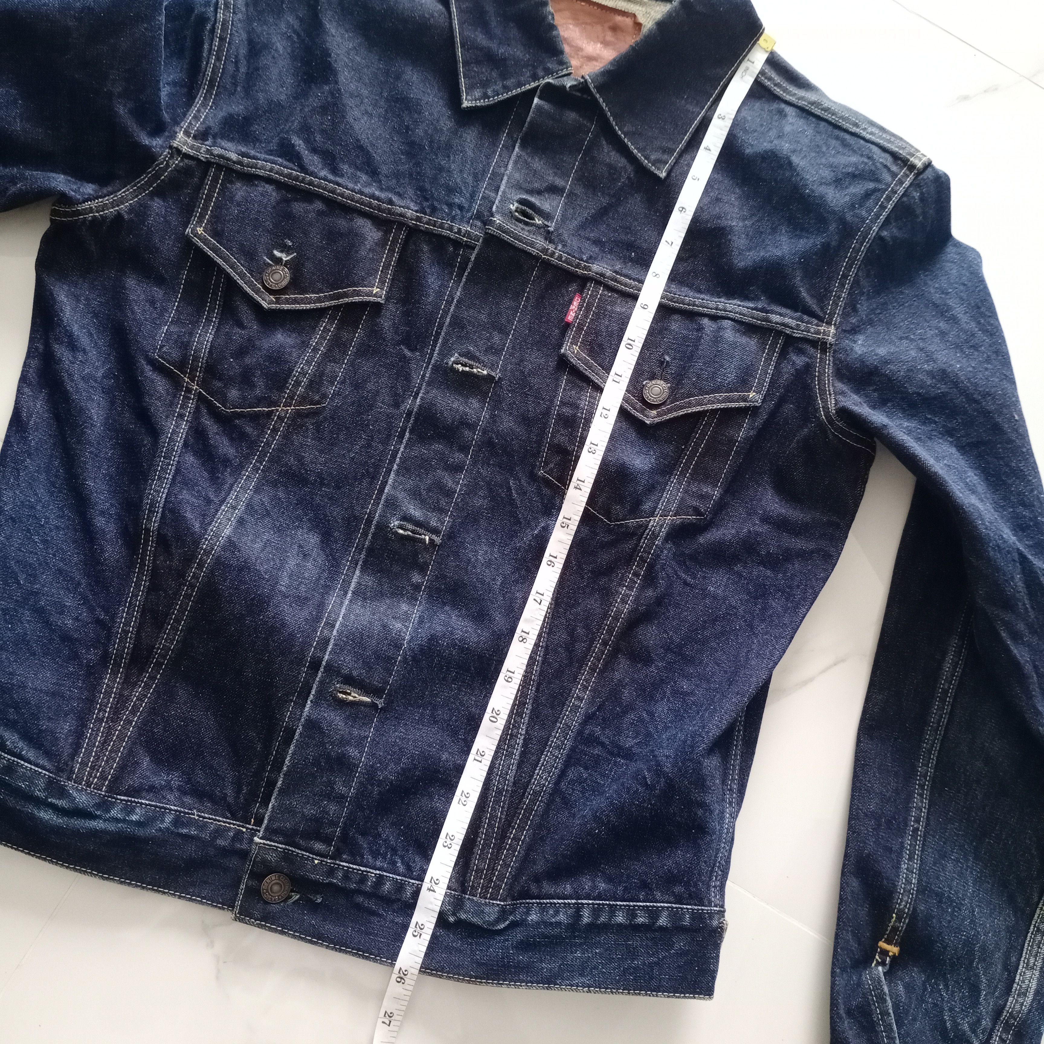 Denime × Japanese Brand Vintage Denime Lot 557 Japan Jeans Jacket Levis LVC 90 Big E Size US L / EU 52-54 / 3 - 16 Thumbnail