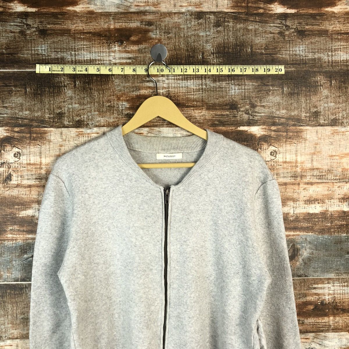 Homespun Knitwear × Japanese Brand Moussy Grey Knitwear #A965 Size S / US 4 / IT 40 - 2 Thumbnail