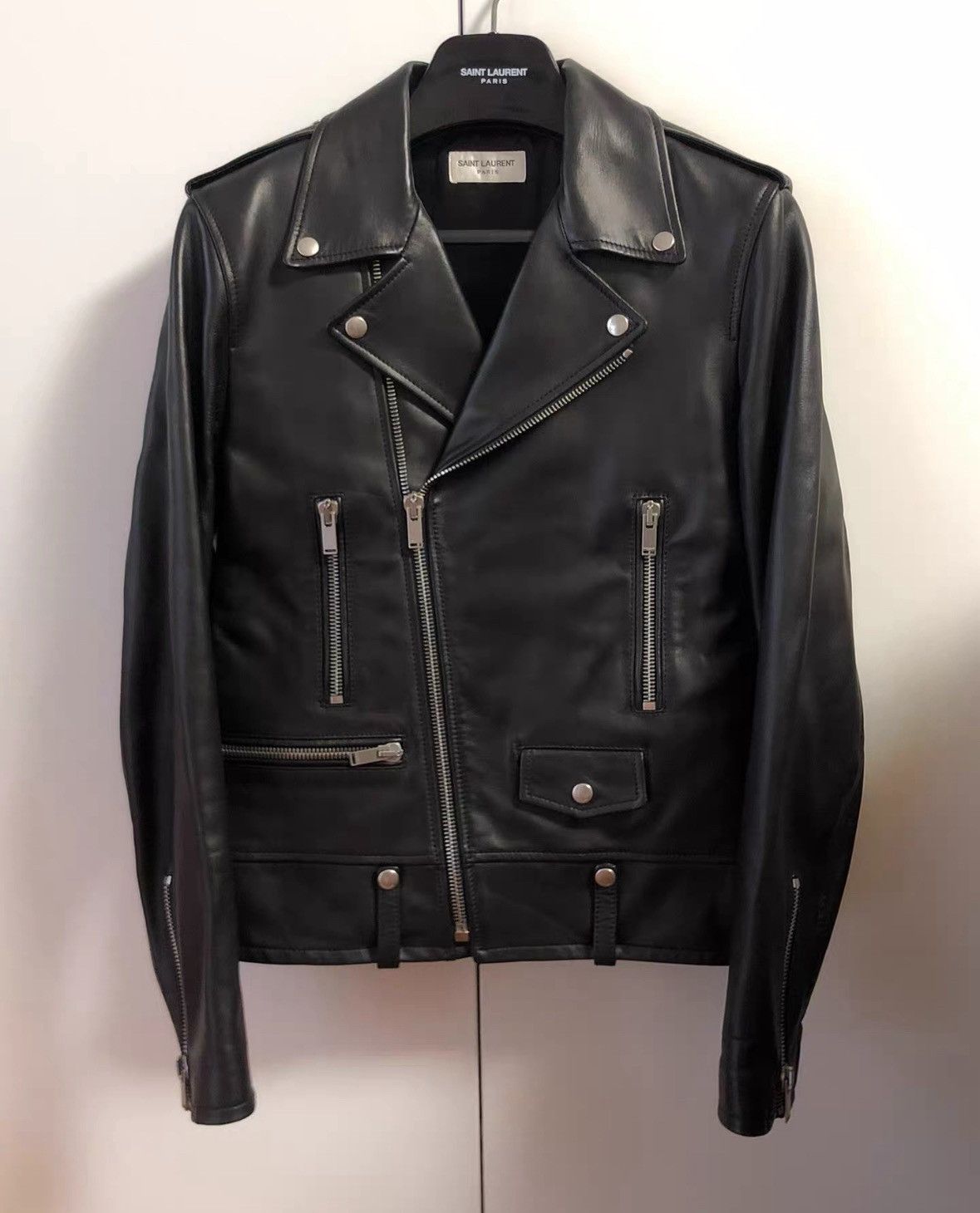 Saint Laurent 16ss motorcycle leather jacket2410-Nextarrow