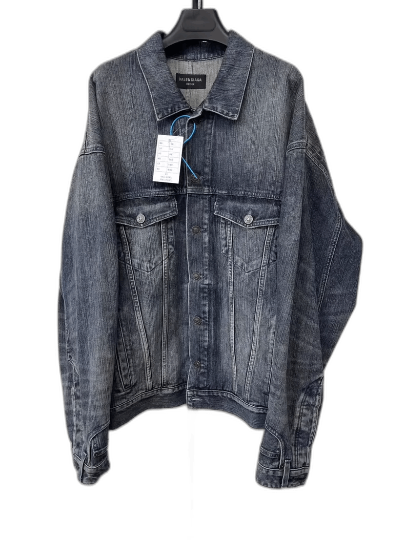 Balenciaga Balenciaga Denim Jacket, Men's Size US S / EU 44-46 / 1 - 1 Thumbnail