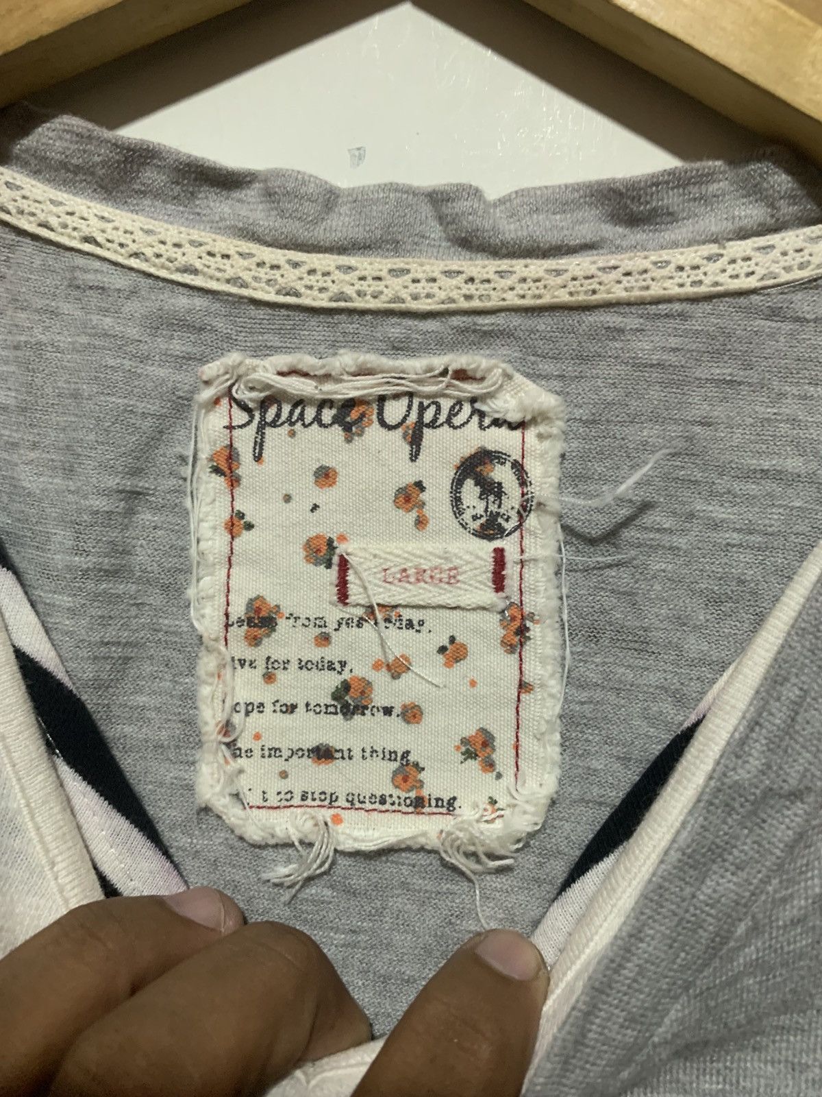 Japanese Brand Japanese Freedom 25th Patch Poem Tee Shirt Size US M / EU 48-50 / 2 - 11 Thumbnail