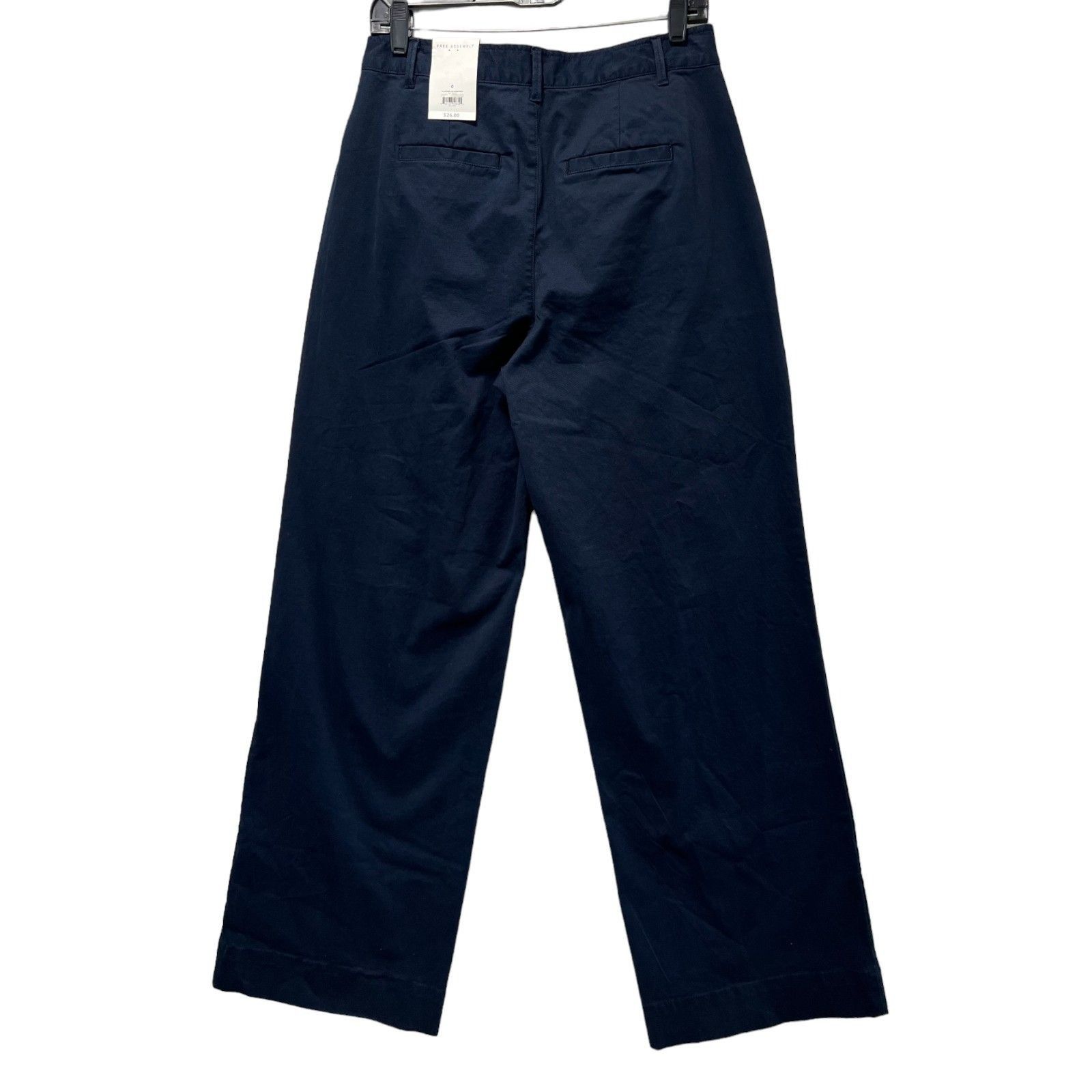 Other Free Assembly - Women's Wide Leg Chino Pants - Blue - 6 Size 28" / US 6 / IT 42 - 4 Thumbnail