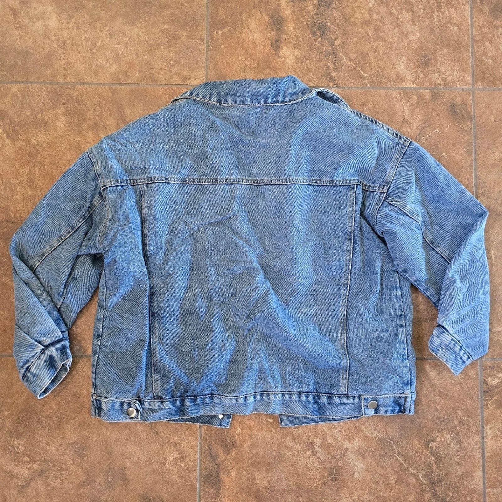 Other Denim | BEIBEI | Fur Lined Jean Jacket Size S / US 4 / IT 40 - 2 Thumbnail