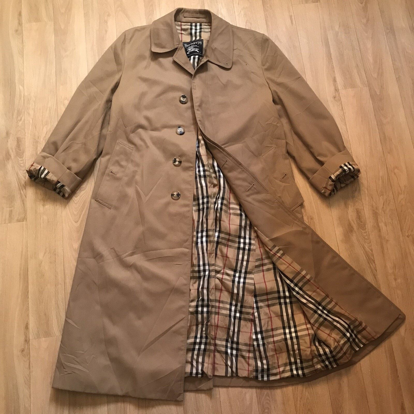 Burberry vintage Burberry Trench Coat winter jacket Nova Check mens Size US M / EU 48-50 / 2 - 2 Thumbnail