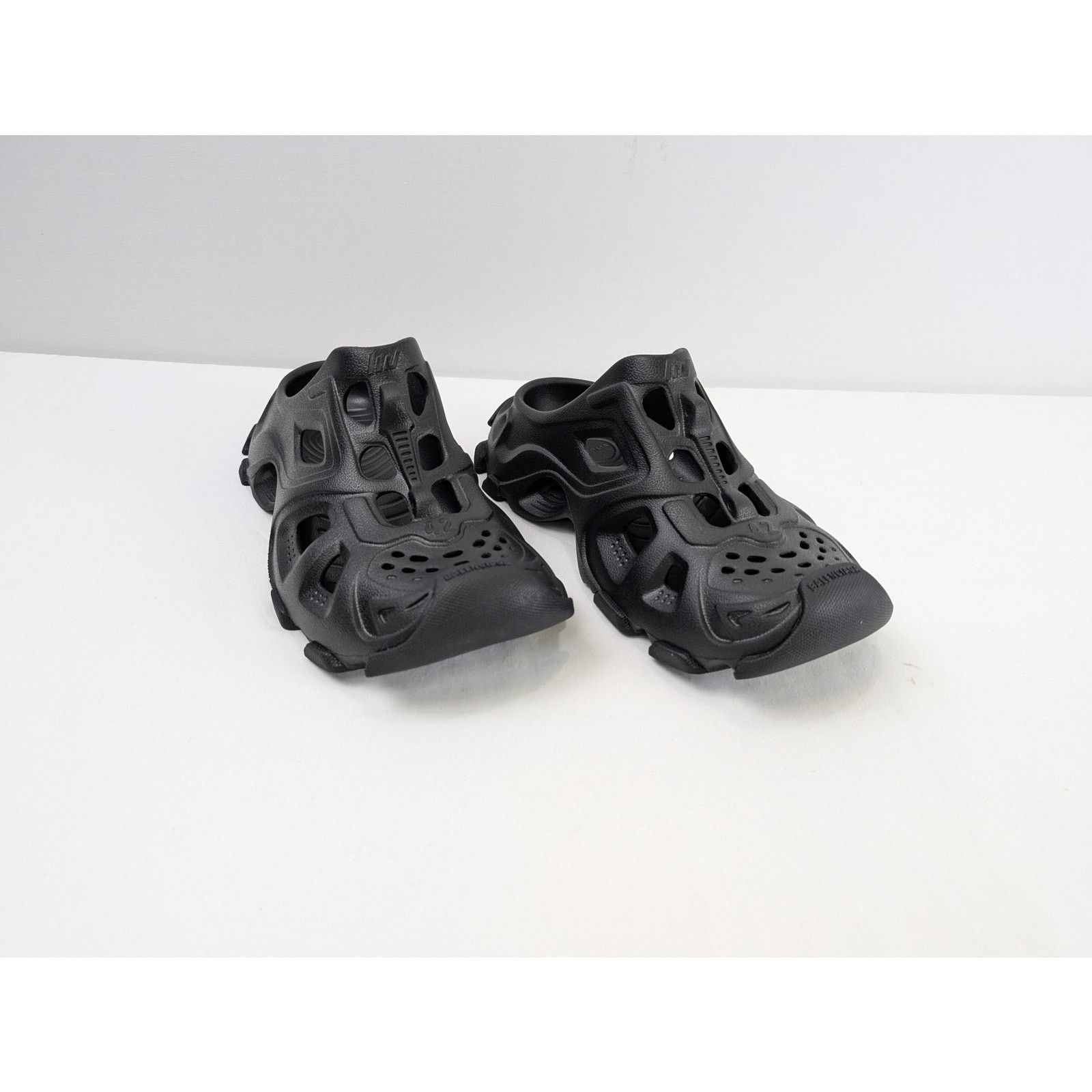 Balenciaga o1rshd1 HD Mule Sandal Slipper in Black Size US 10 / EU 43 - 7 Thumbnail