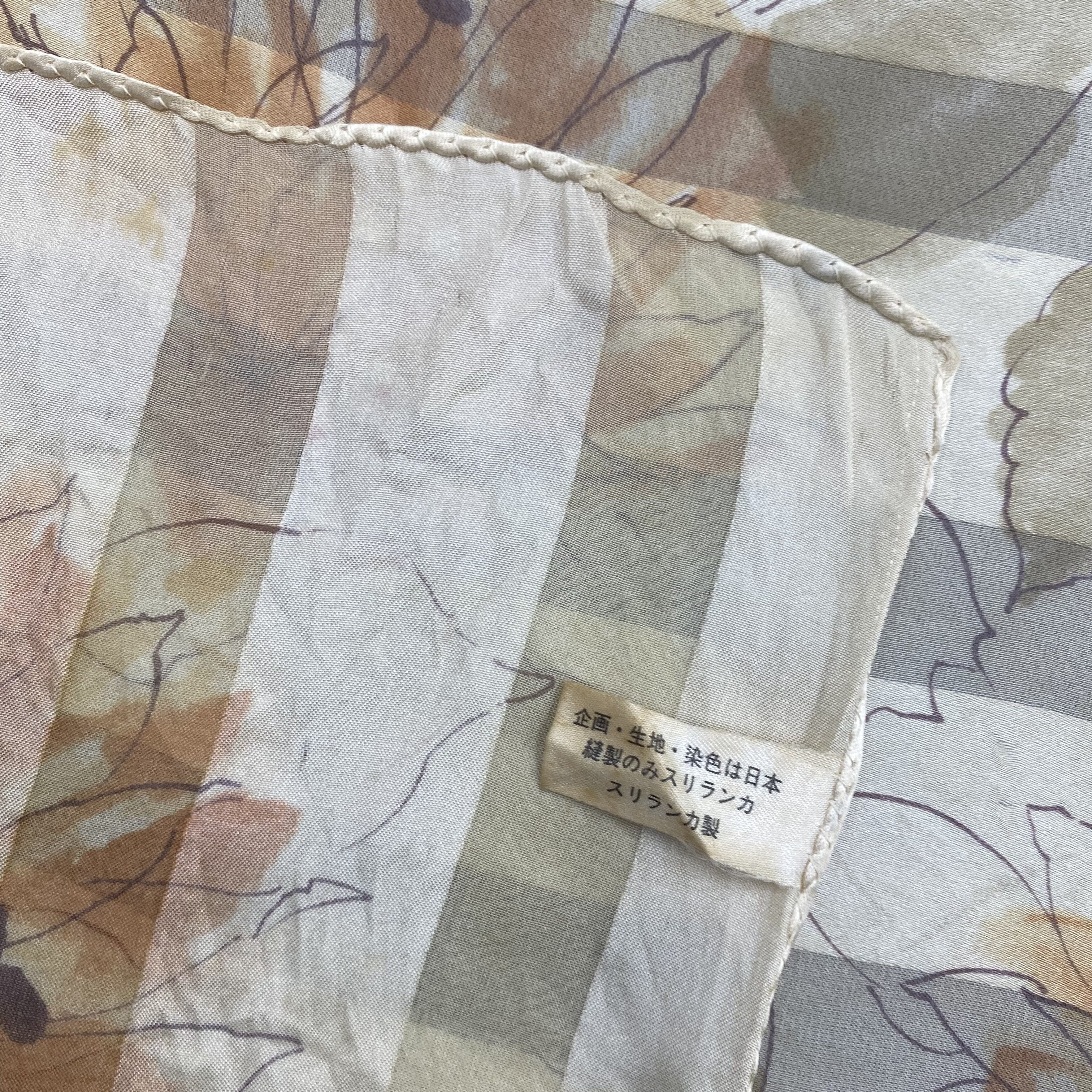 Japanese Brand Vintage Franck Olivier SILK Scarf Twill Stole Wraps Scarves Size ONE SIZE - 11 Thumbnail