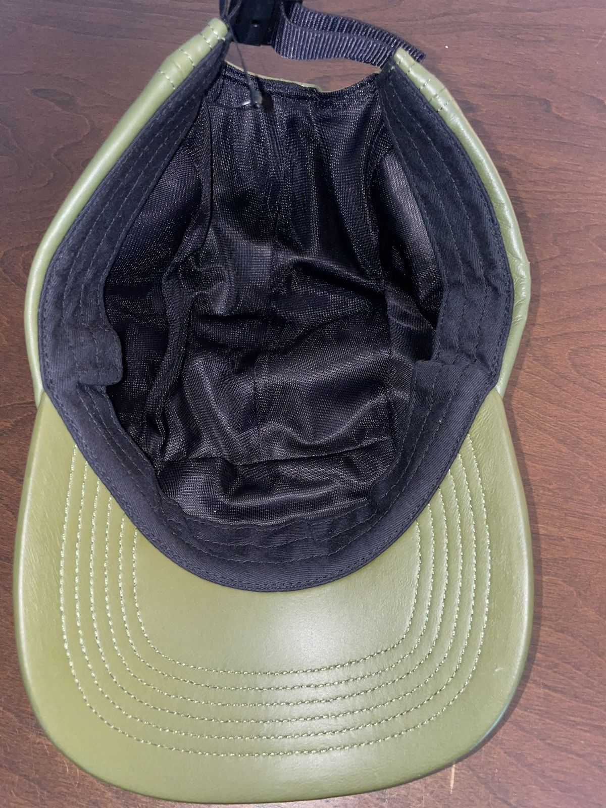 Goretex × Supreme Supreme X GoreTex Leather Camp Cap Size ONE SIZE - 5 Thumbnail