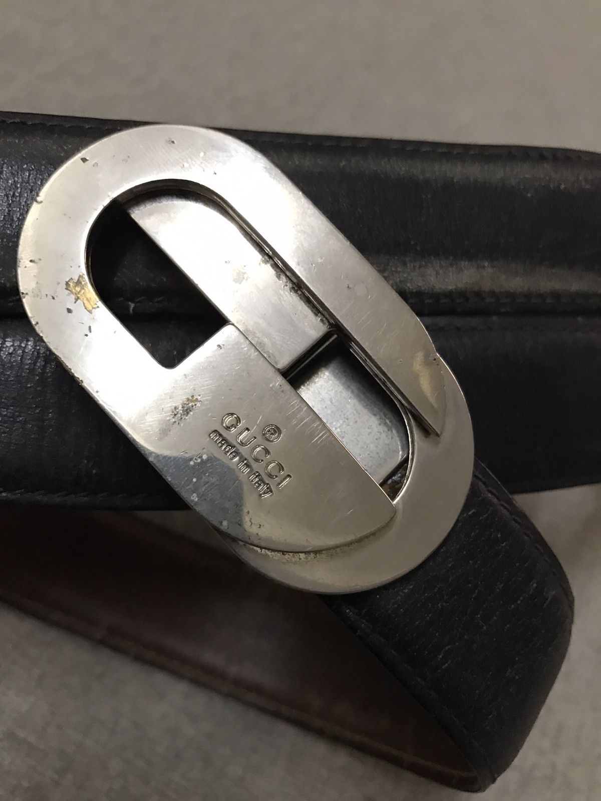 Gucci Vintage Gucci Rectangle GG Belt Size ONE SIZE - 2 Thumbnail