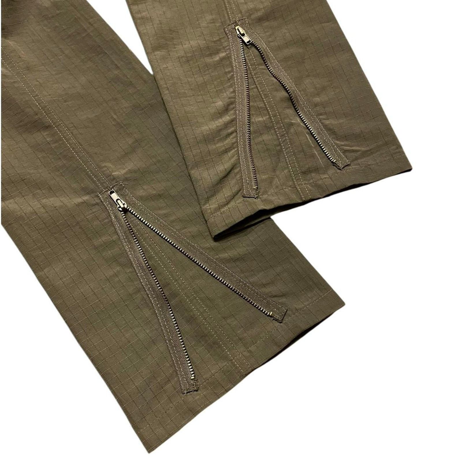 Anna Sui VTG Anna Sui utility straight leg pants with zipper detail Size 26" / US 2 / IT 38 - 6 Thumbnail