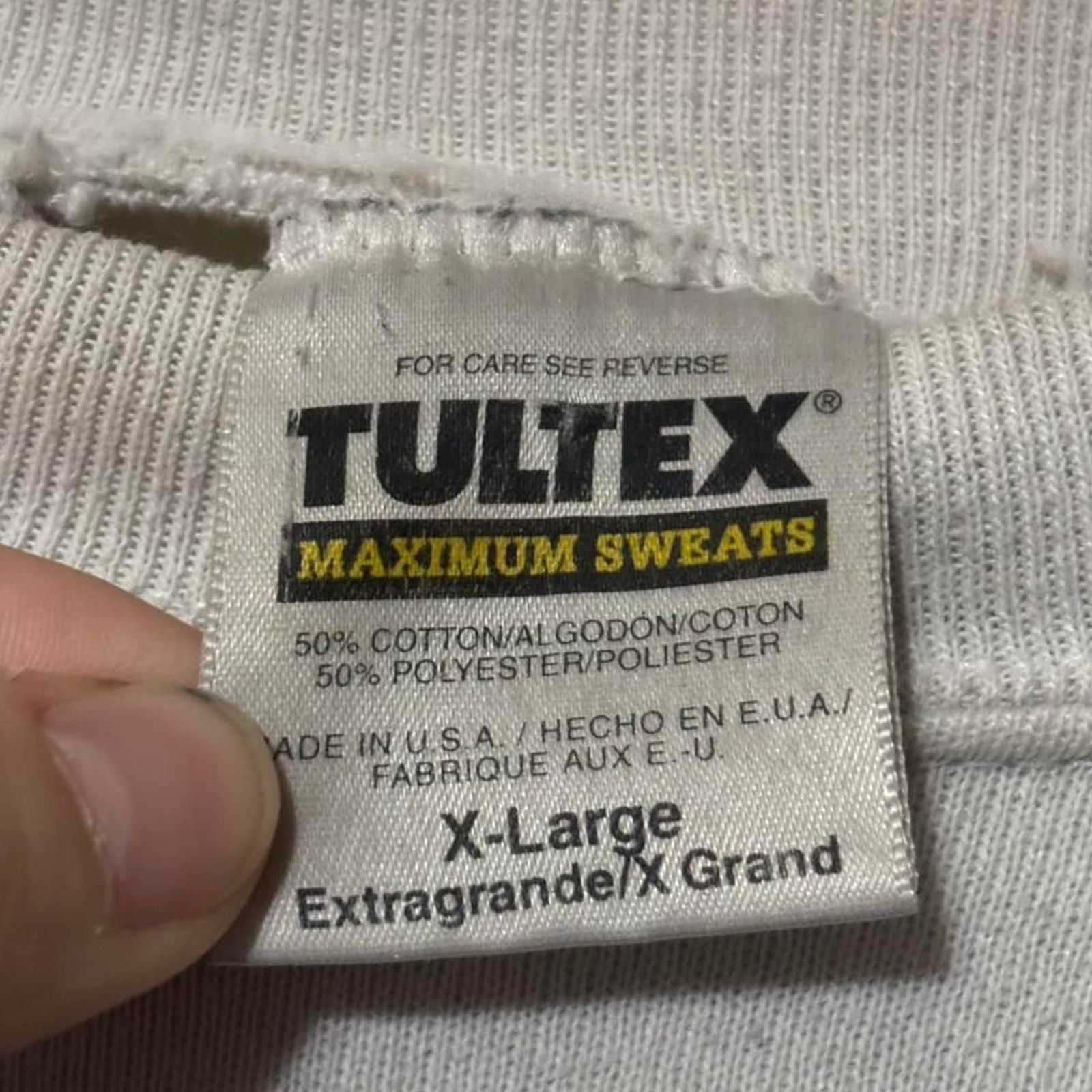 Tultex Vintage 1996 Taz Looney Tunes Trucker AOP Graphic Crewneck Size US XL / EU 56 / 4 - 6 Thumbnail