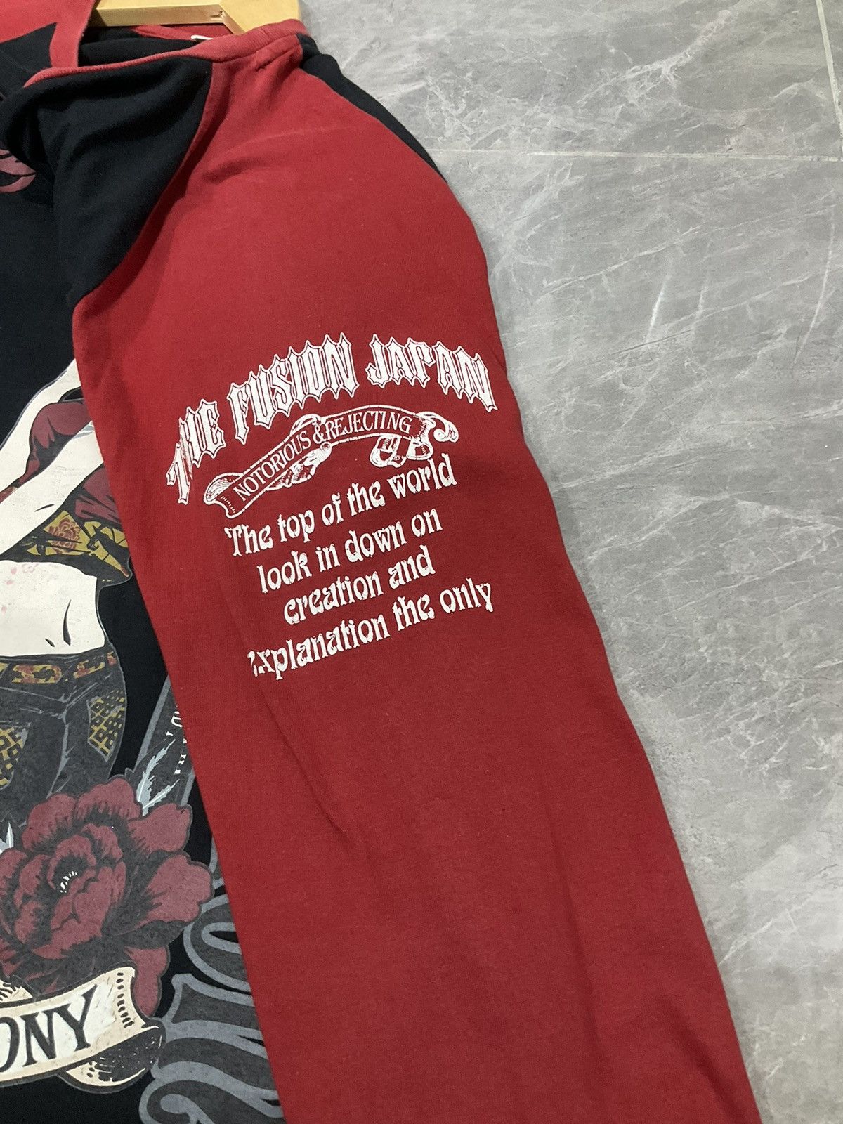 Japanese Brand Vintage Tshirt Long Sleeve The Fusion Japan Size US M / EU 48-50 / 2 - 2 Thumbnail