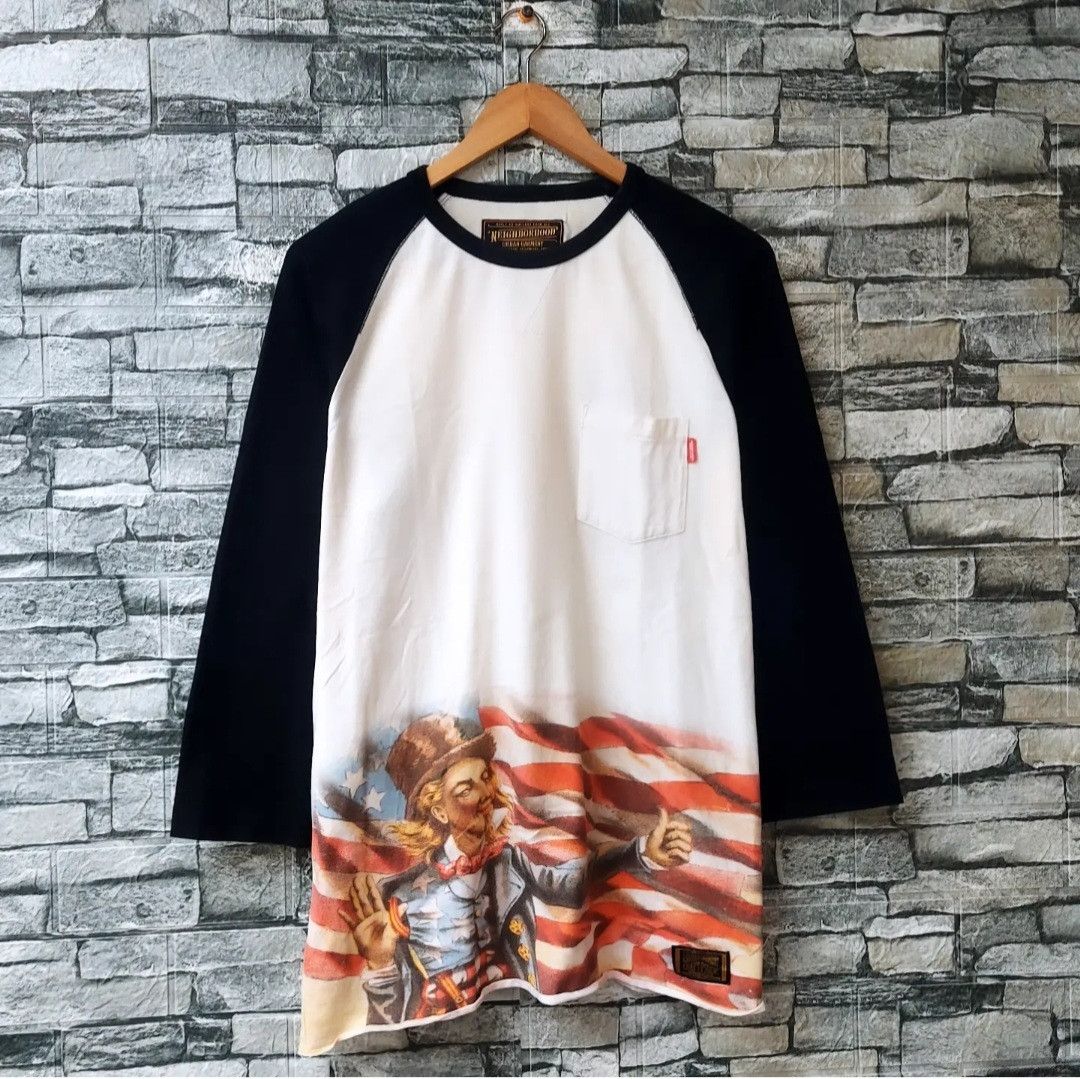 Neighborhood Neighborhood US Flags Raglan Shirt Size US L / EU 52-54 / 3 - 1 Thumbnail