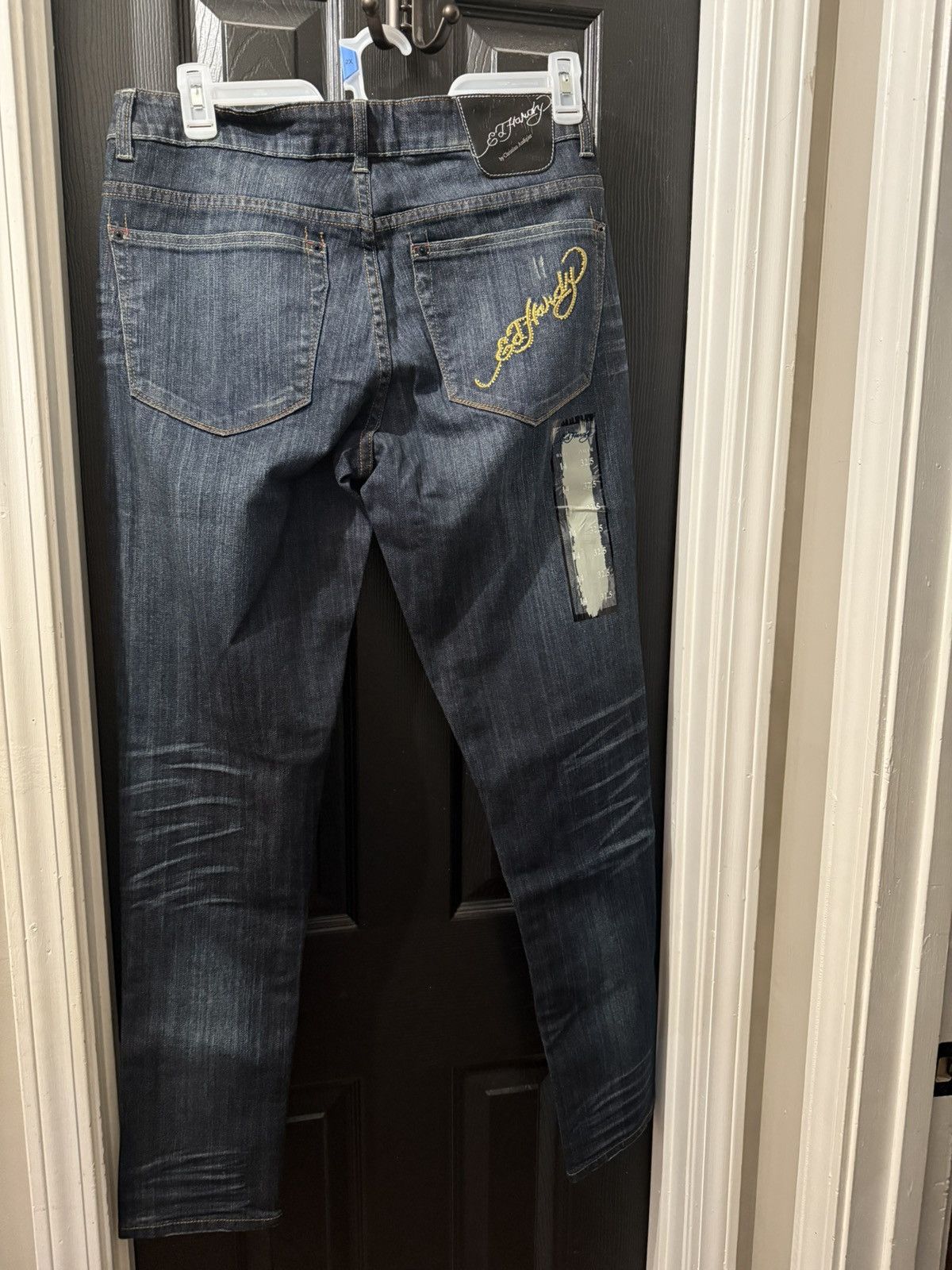 Christian Audigier × Ed Hardy Ed Hardy by Christian Audigier Skinny Jean Size 36" / US 14 / IT 50 - 3 Thumbnail