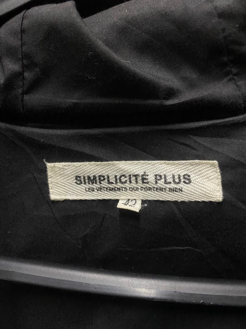 Japanese Brand Simplicite Plus Wool Hoodie Zip up Jacket Size US M / EU 48-50 / 2 - 8 Thumbnail