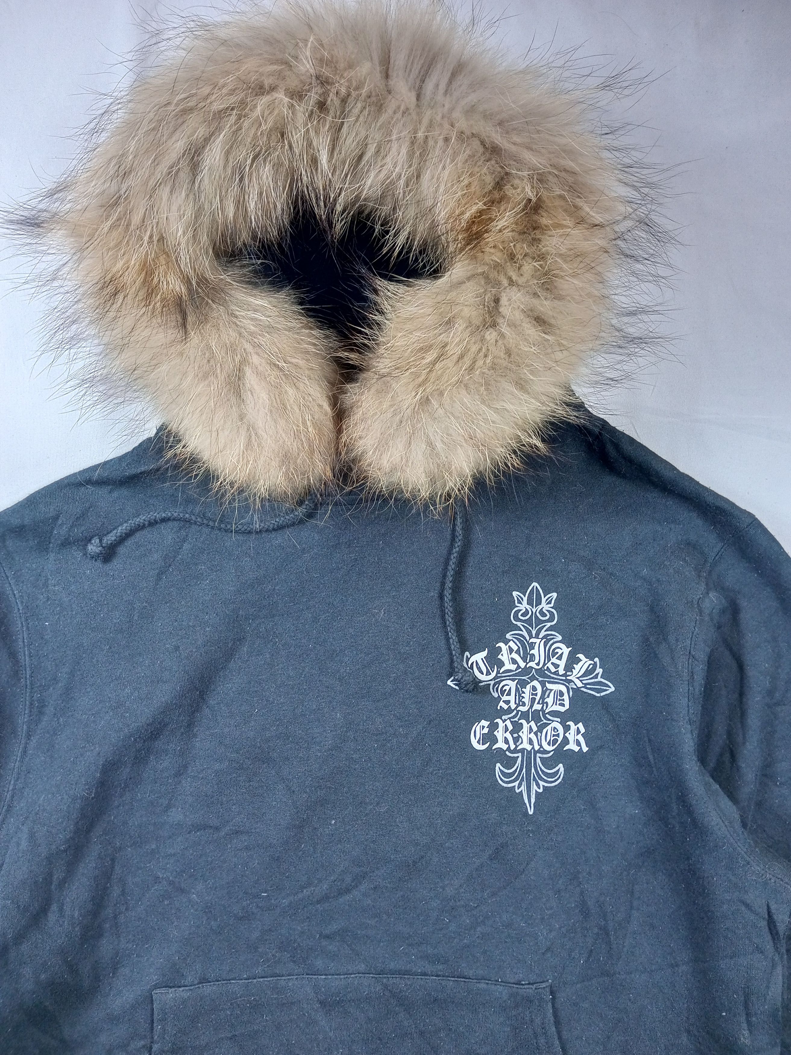 Japanese Brand Gothic MOVEN PICK Fur Hoodie Ifsix lgb style Size US M / EU 48-50 / 2 - 5 Thumbnail