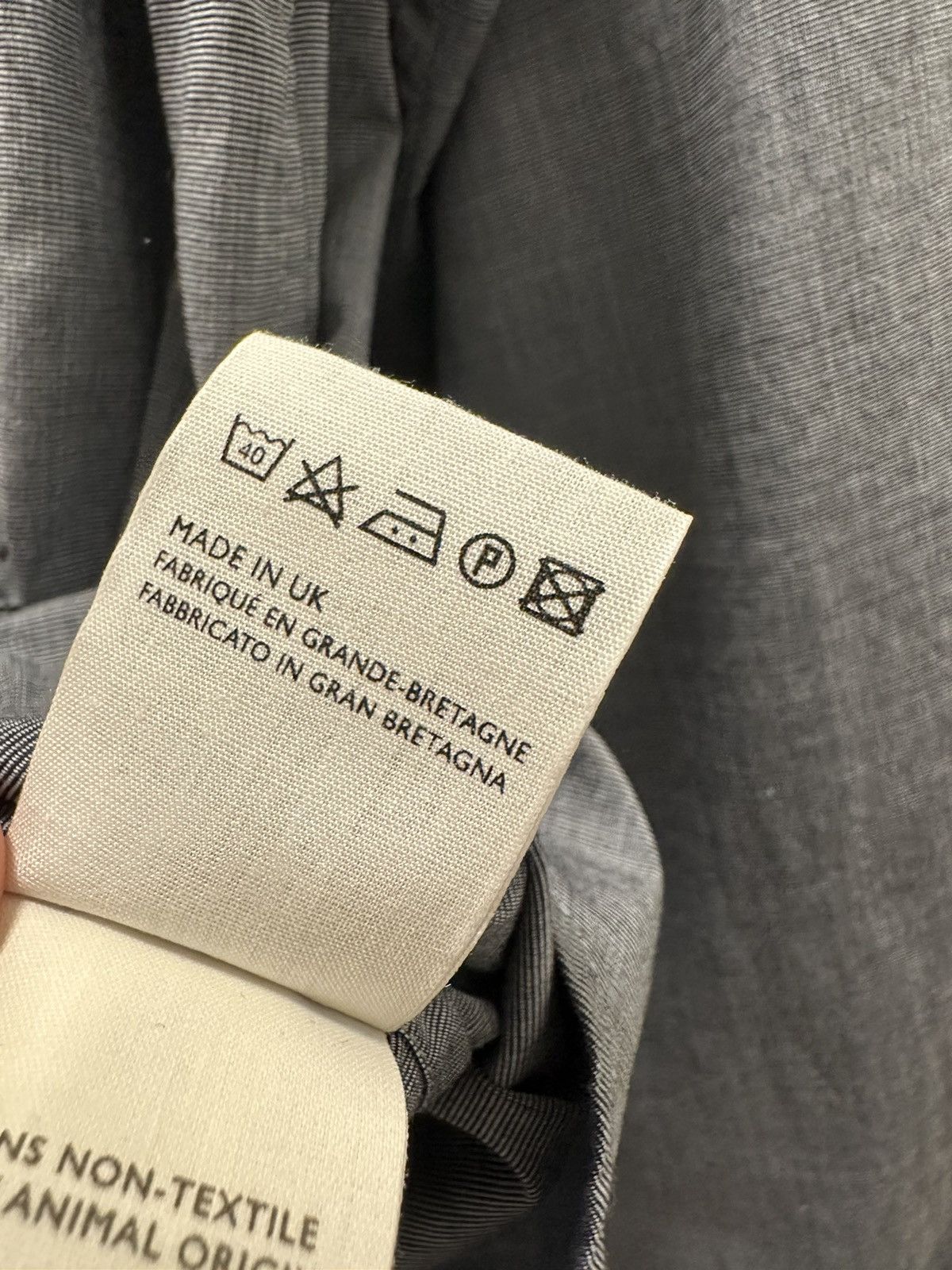 Margaret Howell Odd Pocket Shirt - End on End Cotton - Blue Size US S / EU 44-46 / 1 - 6 Thumbnail