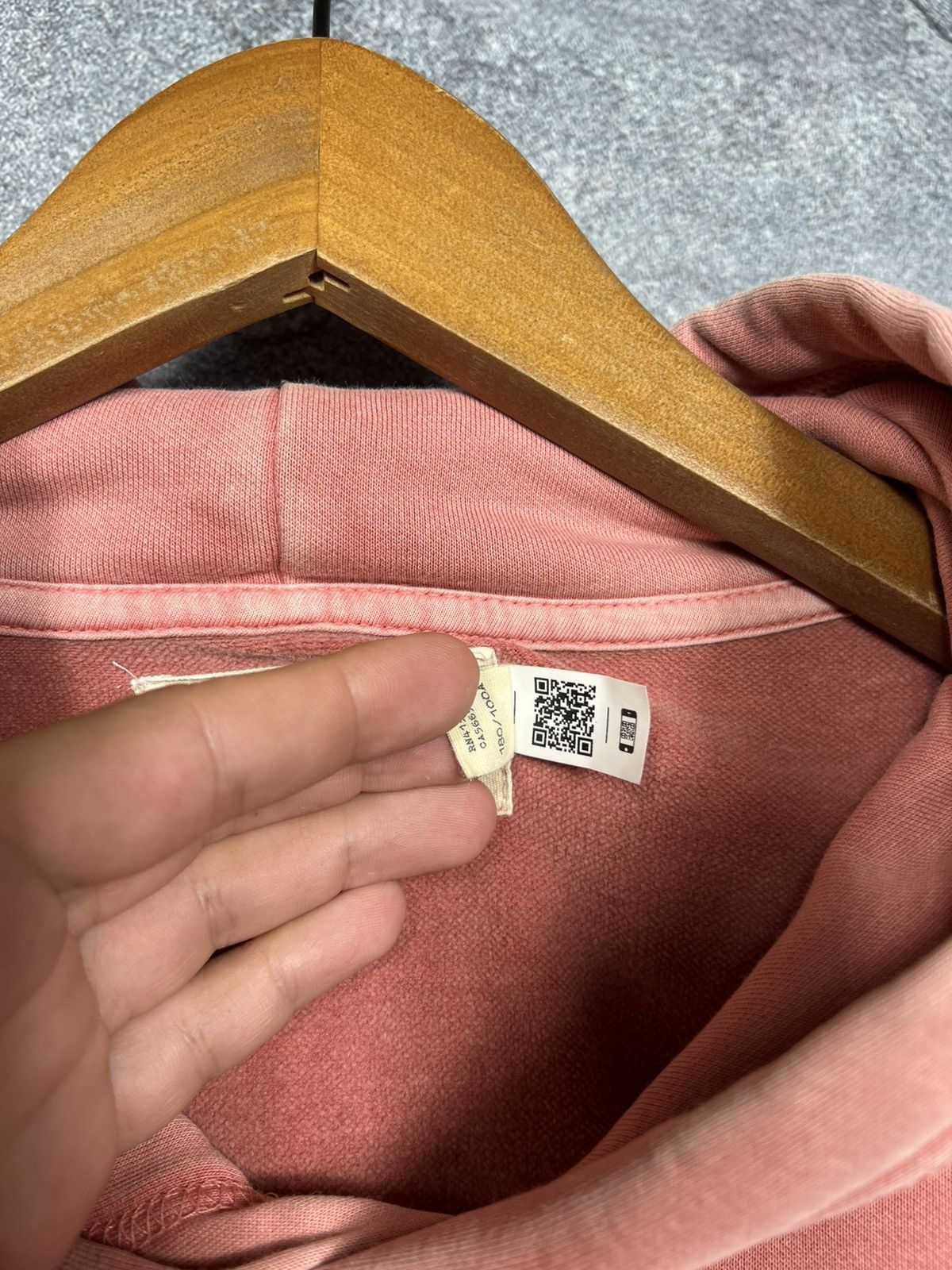 Denim & Supply Ralph Lauren Denim and Supply Ralph Lauren Washed Pink Hoodie With Logo Size US L / EU 52-54 / 3 - 9 Thumbnail