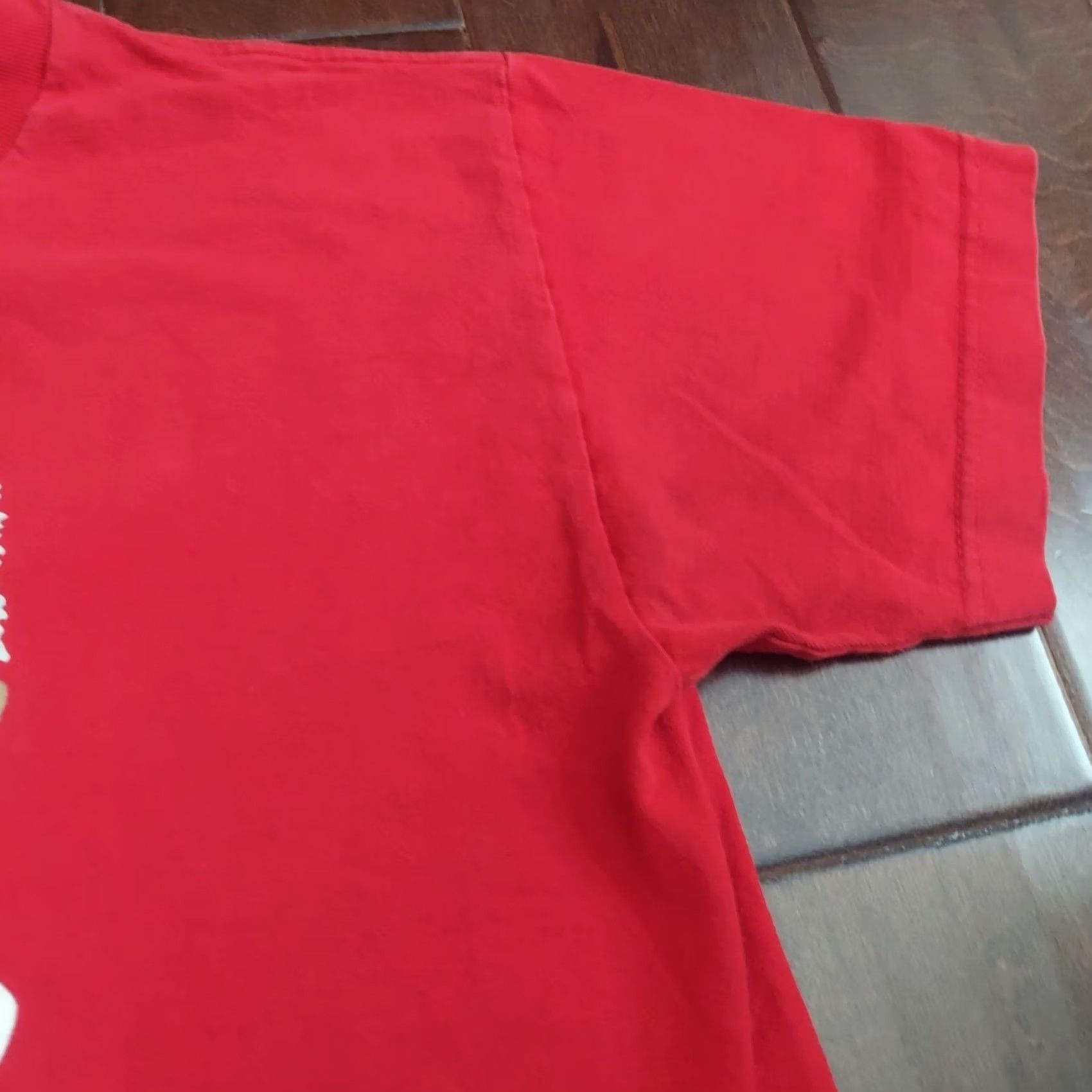 Vintage Alstyle Apparel & Activewear T-Shirt Men Red Astronaut Graphic Cigar Crew Neck Short Sleeve Size M Size US M / EU 48-50 / 2 - 7 Thumbnail