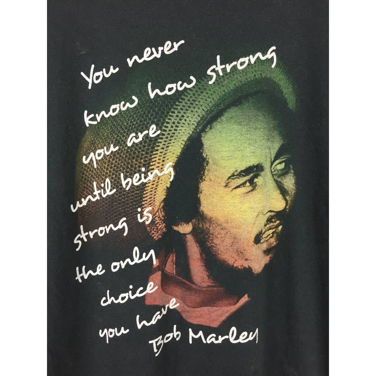 Bob Marley × Zion Rootswear Zion Rootswear Bob Marley Being Strong Quote Tee Size US L / EU 52-54 / 3 - 4 Thumbnail