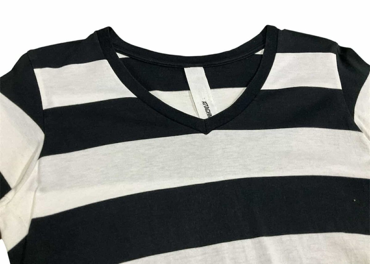 Attachment × Japanese Brand × Kazuyuki Kumagai Attachment 🔥Y2K Vintage Kazuyuki Kumagai Attachment Striped Shirt Size US S / EU 44-46 / 1 - 4 Thumbnail