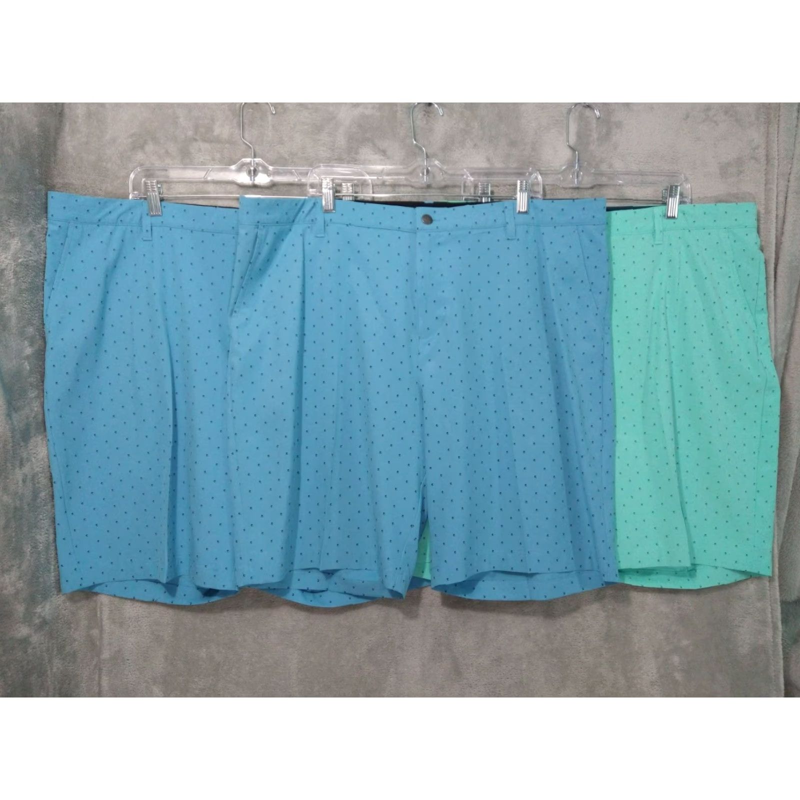 Adidas Adidas Shorts Mens 42 Primegreen High Rise Flat Front Golf Stretch Bermuda Lot of 3 Multi Geometric Pattern Sports 90s? Size US 42 / EU 58 - 2 Thumbnail