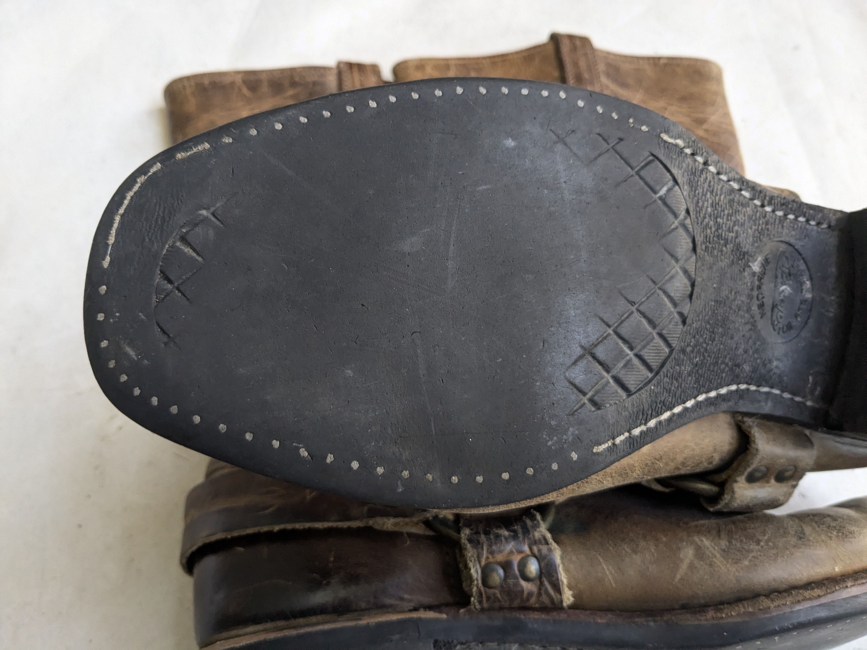 Frye Frye Harness Boots Brown Leather 13 M Motorcycle Biker Size US 13 / EU 46 - 13 Thumbnail