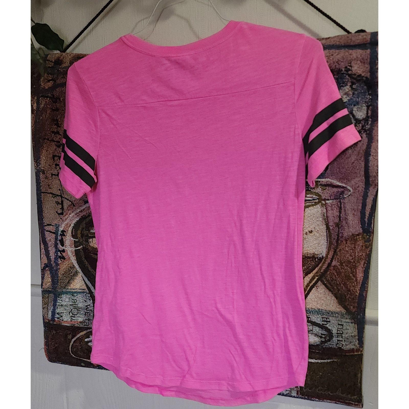 Victoria's Secret PINK by VICTORIA'S SECRET JERSEY TOP SMALL STRIPE SLEEVES XS Size XS / US 0-2 / IT 36-38 - 2 Thumbnail