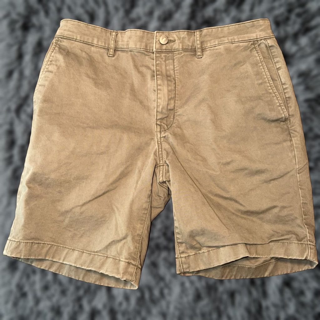 Flint And Tinder Flint and Tinder Shorts 32 Green 365 Chino Flex Stretch Twill Outdoor Hike Casual Men Short 9in Inseam Regular Pocket Stretch Size US 32 / EU 48 - 1 Thumbnail