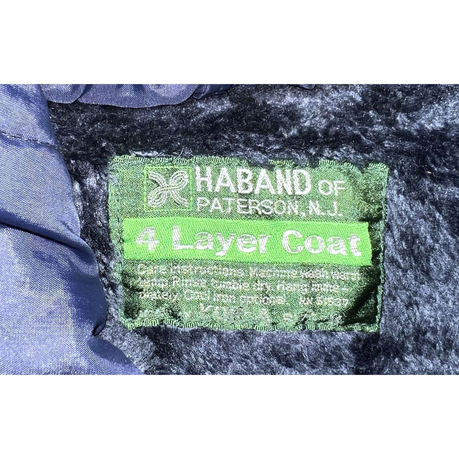 Haband VINTAGE Haband Coat Navy Puffer Snow 4-Layer Fleece Lining Size M Size US M / EU 48-50 / 2 - 7 Thumbnail