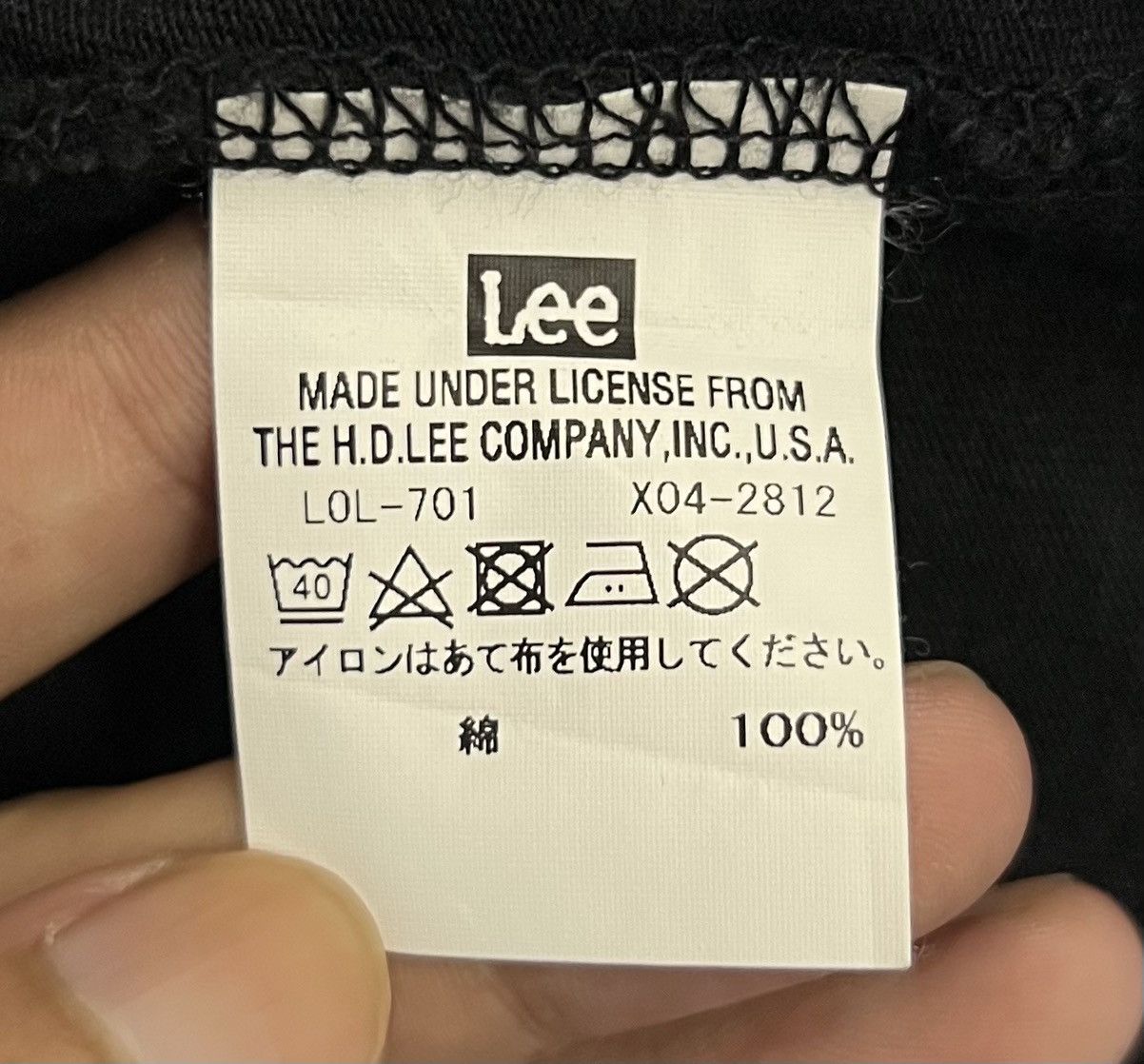 Lee × Vintage VINTAGE UNION MADE LEE SANFORIZED SHRUNK SHIRT Size US L / EU 52-54 / 3 - 7 Thumbnail