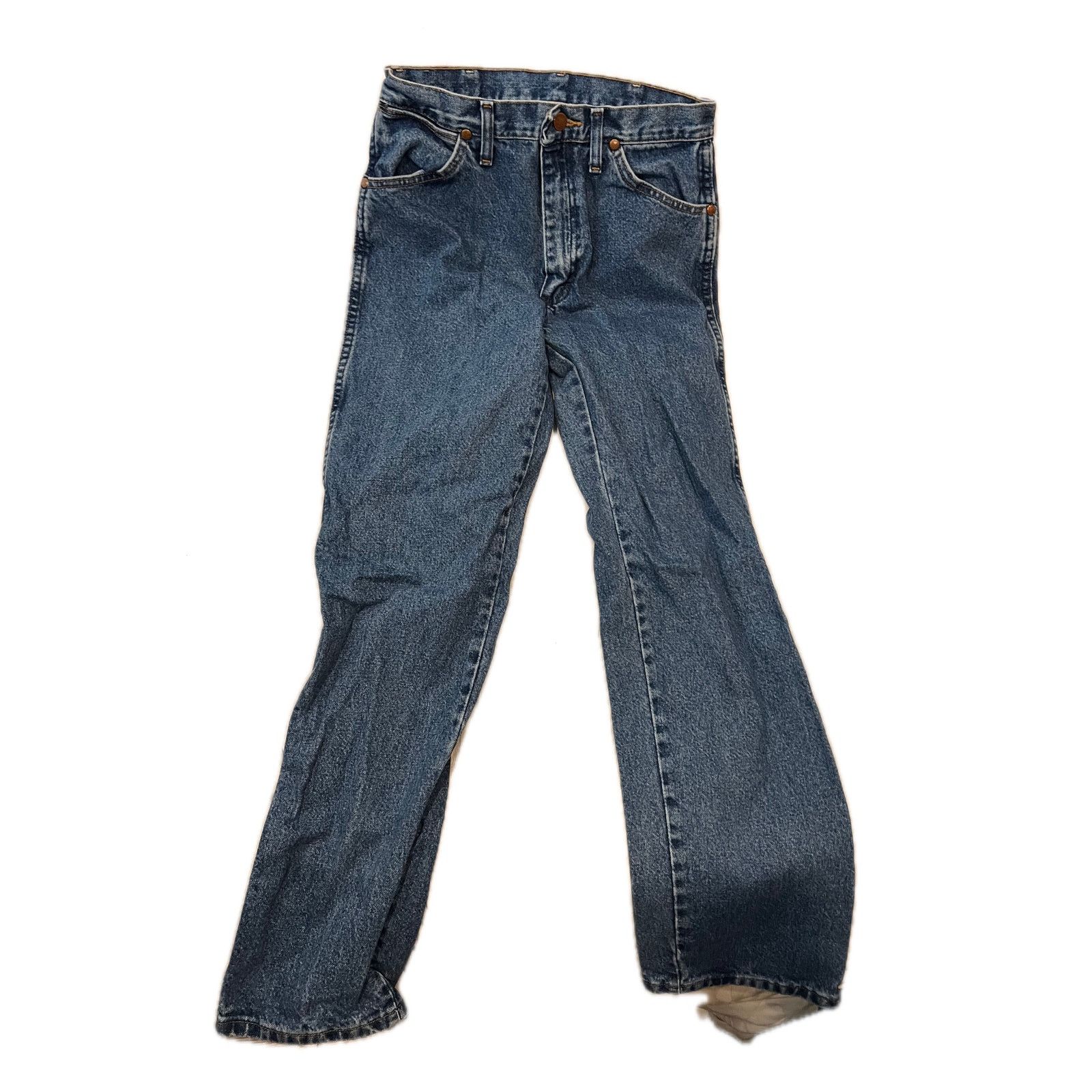 Wrangler Wrangler A103 4020 Straight Leg Cowboy Cut Jeans Mens 30x32 Size US 30 / EU 46 - 1 Thumbnail