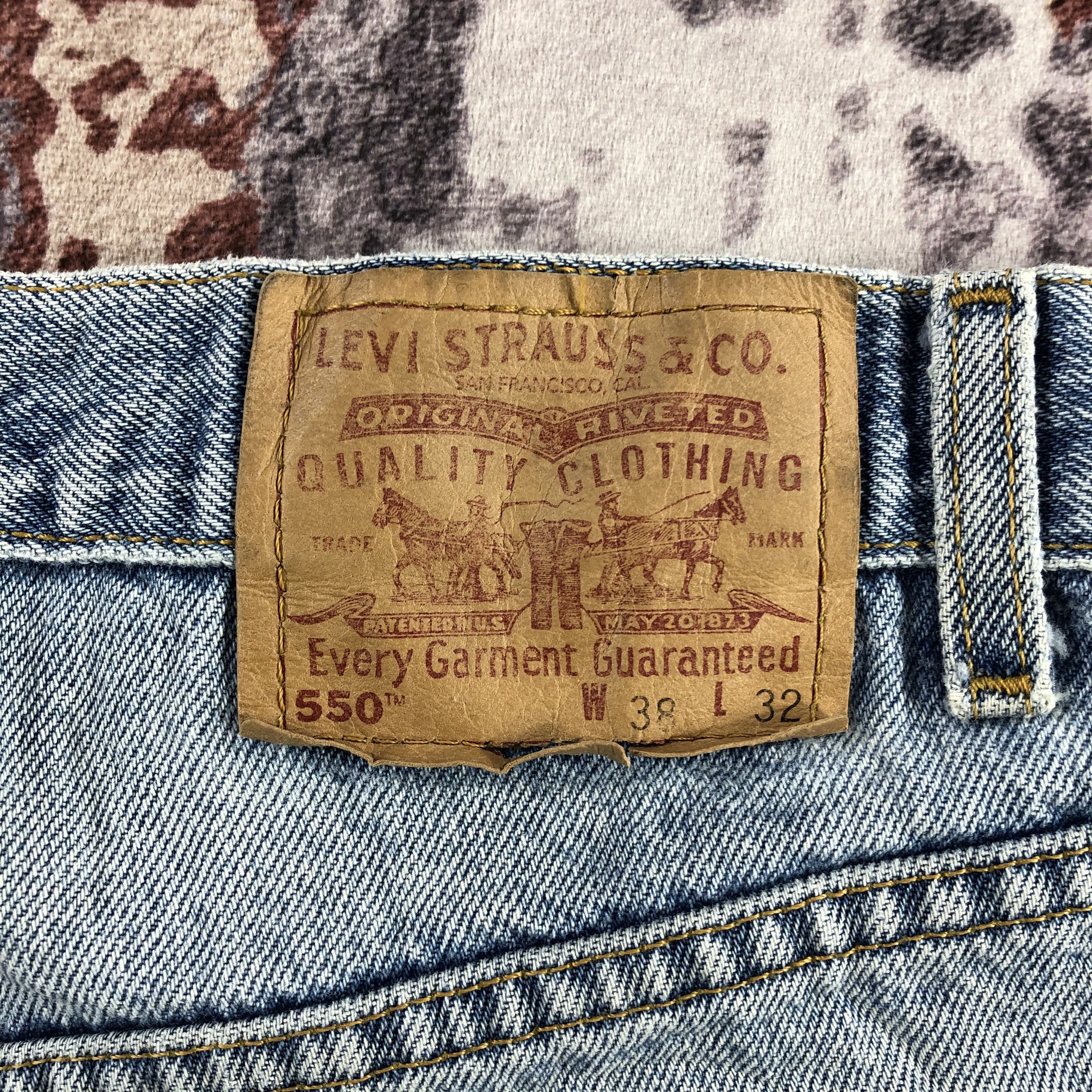 Levi's × Vintage Vintage 90s Blue Wash Levis 550 Jeans-JM3108 Size US 36 / EU 52 - 7 Thumbnail