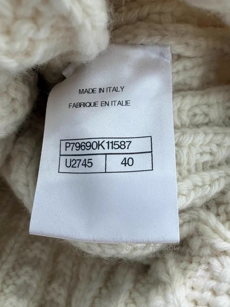 Chanel Chanel Ski series black and white V-neck sweater Size S / US 4 / IT 40 - 5 Thumbnail